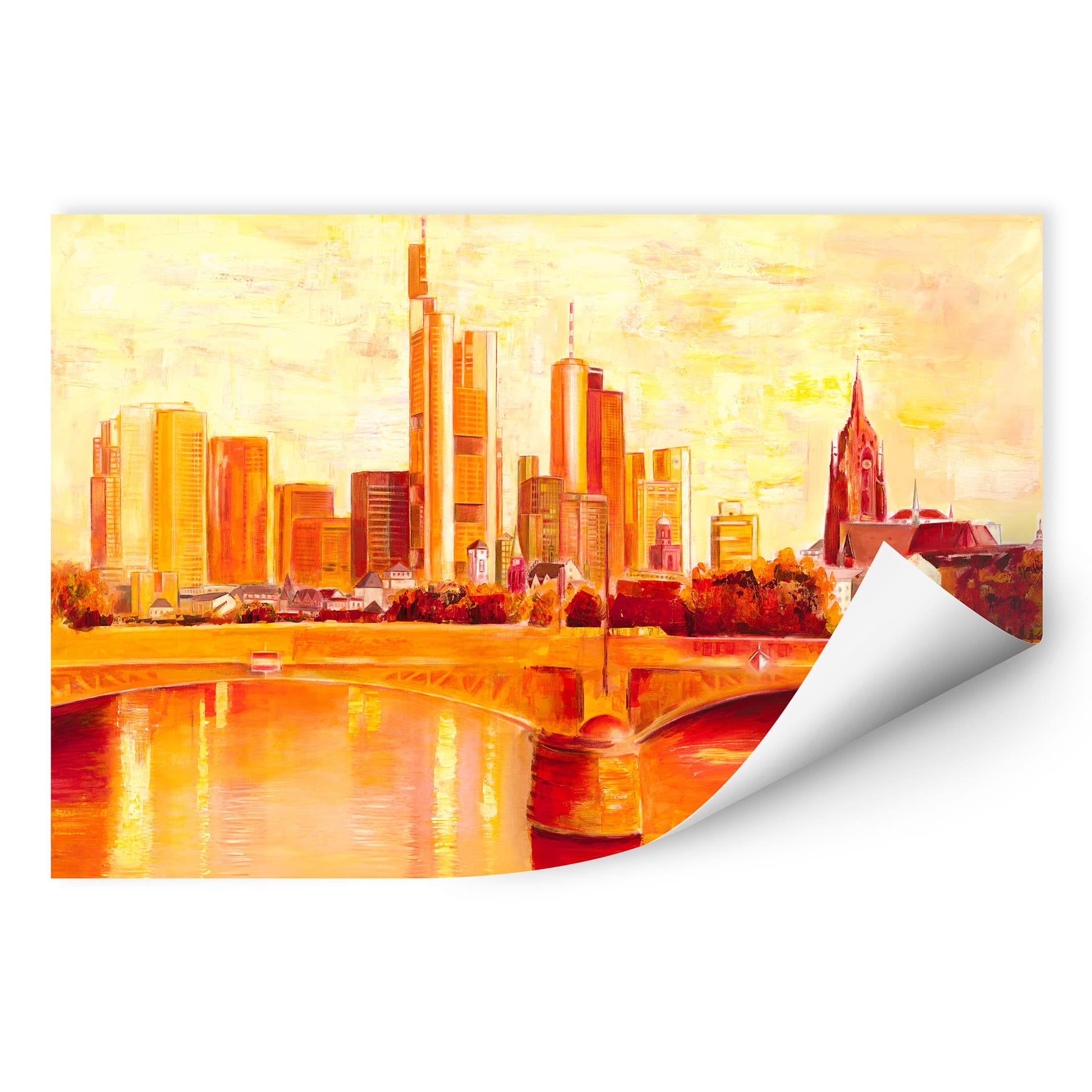 Wallprint W - Schüßler - Skyline Frankfurt