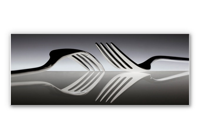 Wandbild De Kogel - Silverware Reflection - Panorama