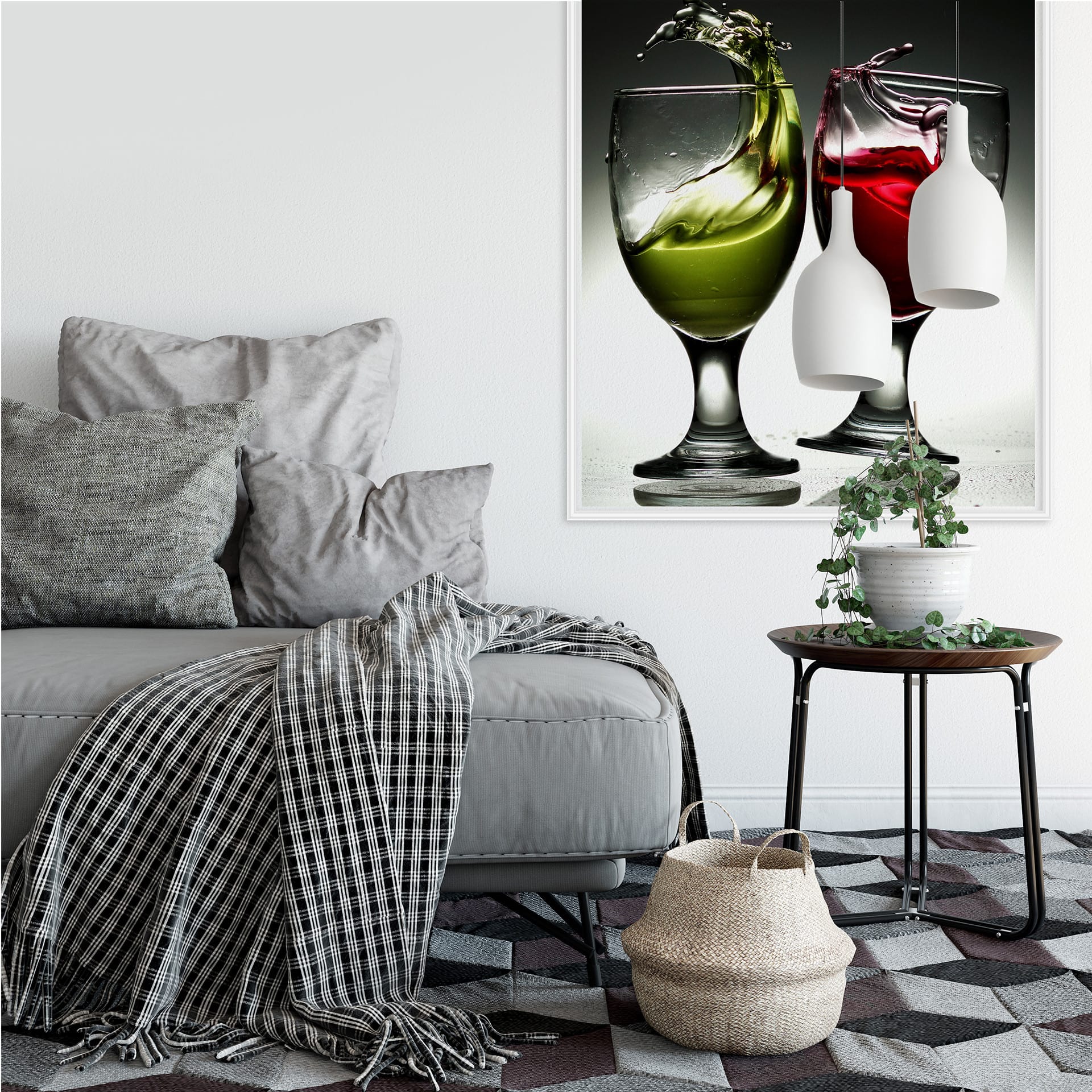 Wallprint Lukman - Gläsertanz