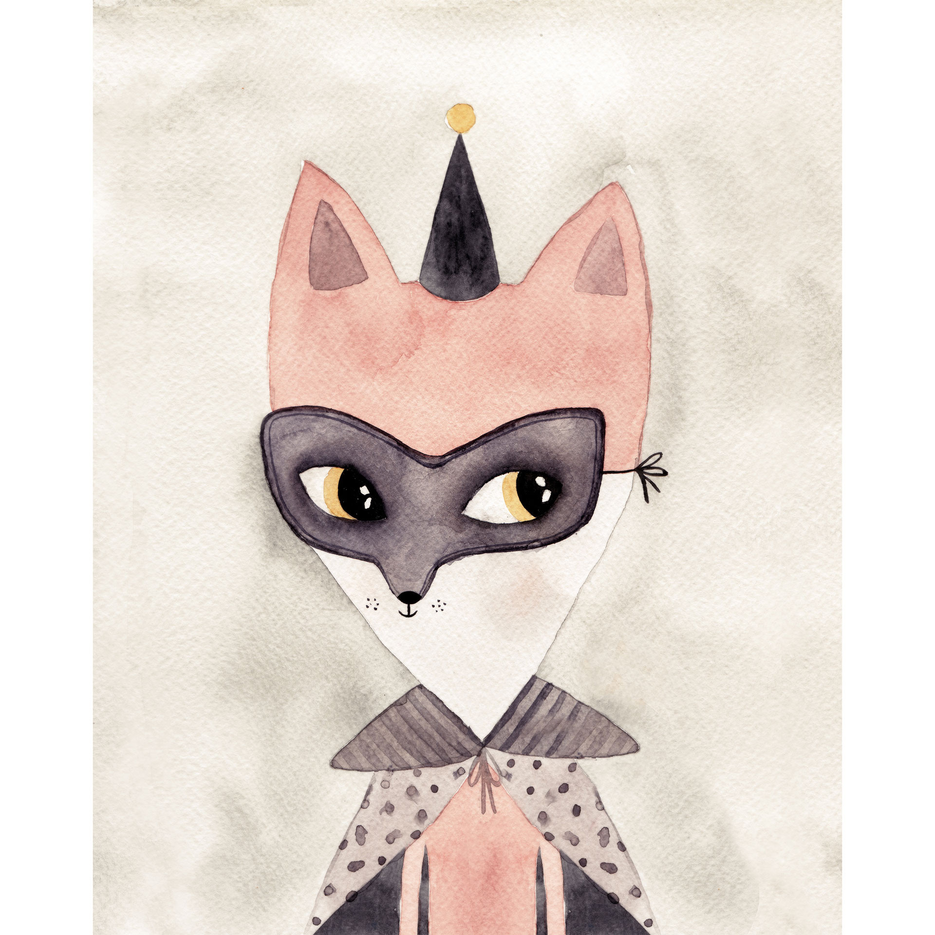 Fotobehang Carnival Fox