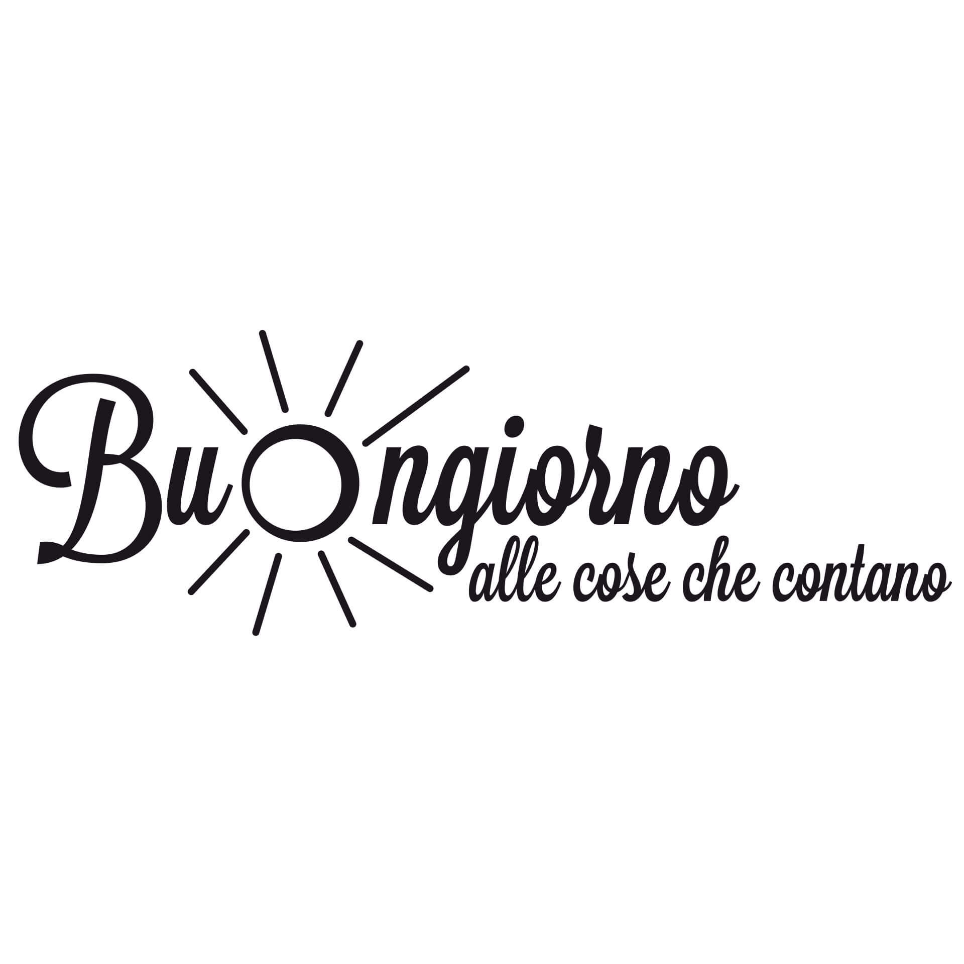 Adesivo murale - Buongiorno alle cose che contano