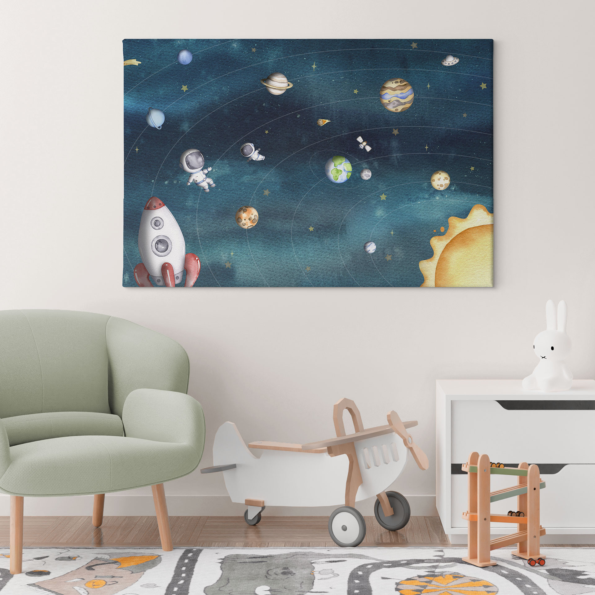 Obraz na płótnie Kosmiczna przygoda z astronautami - Oliver Robins