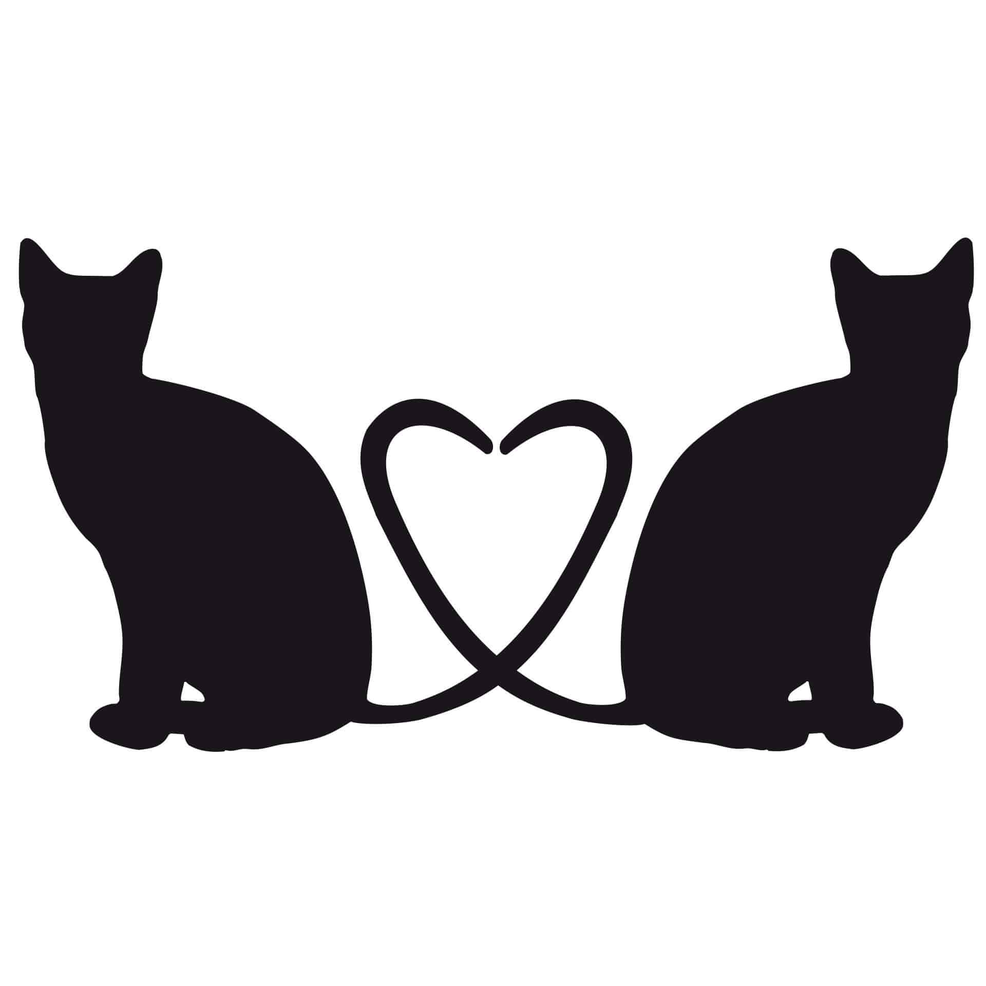 Wallsticker Missekatte