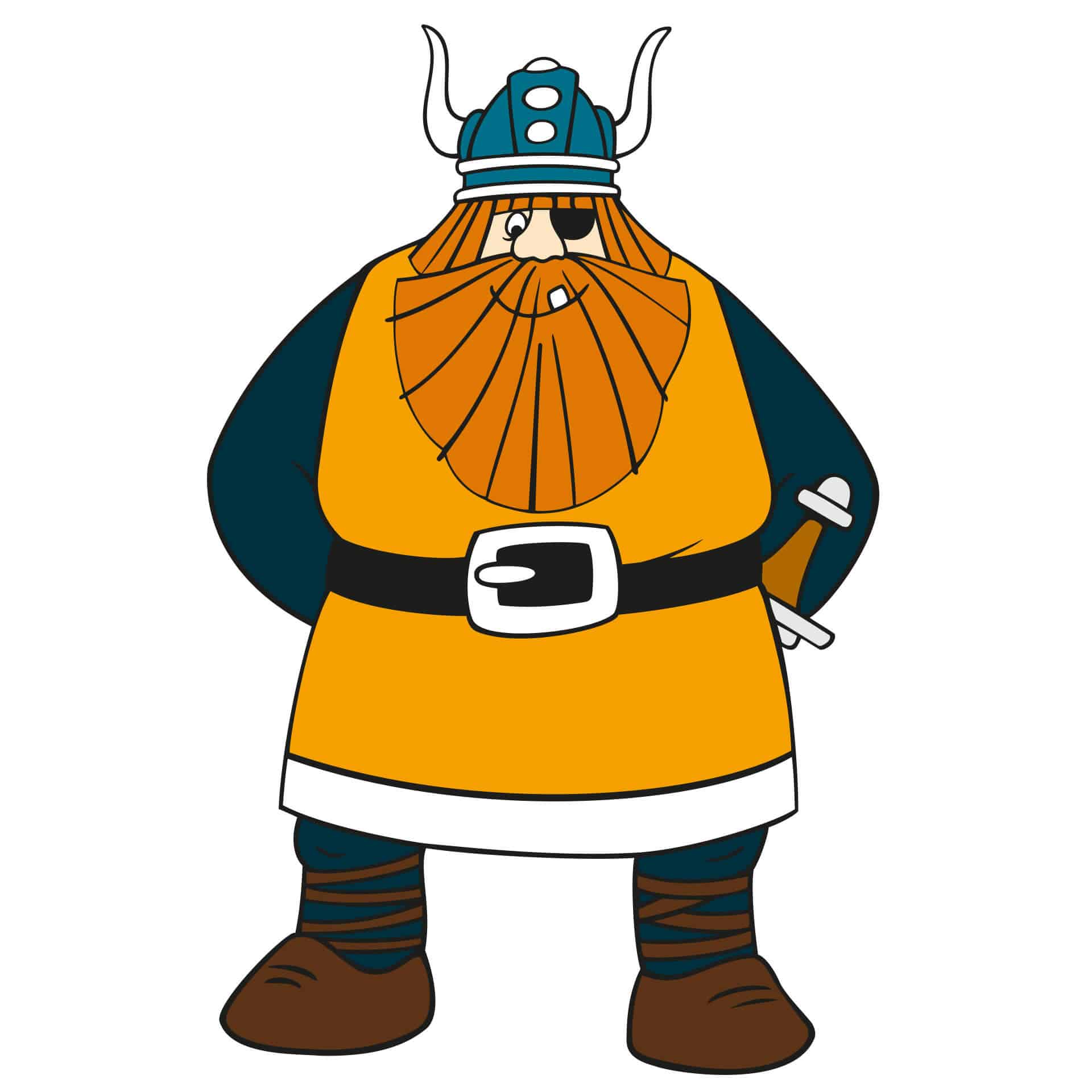 Muursticker Wickie de Viking - Halvar 3