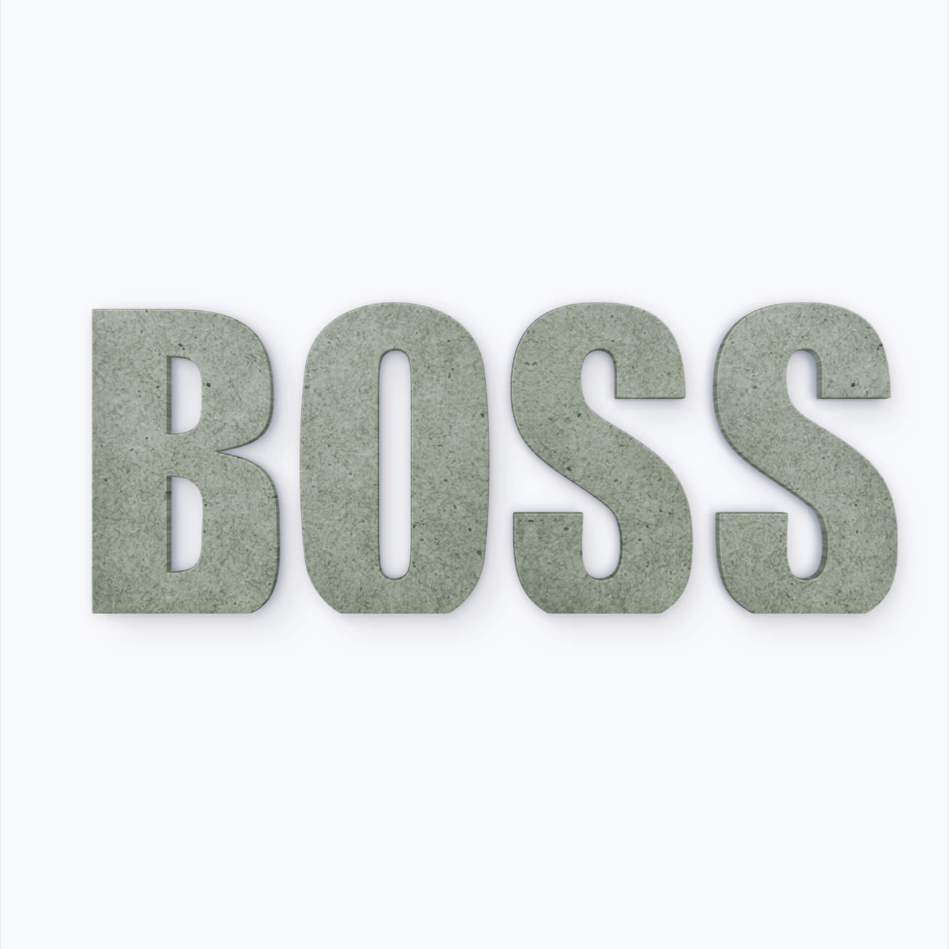 MDF bogstaver - Boss