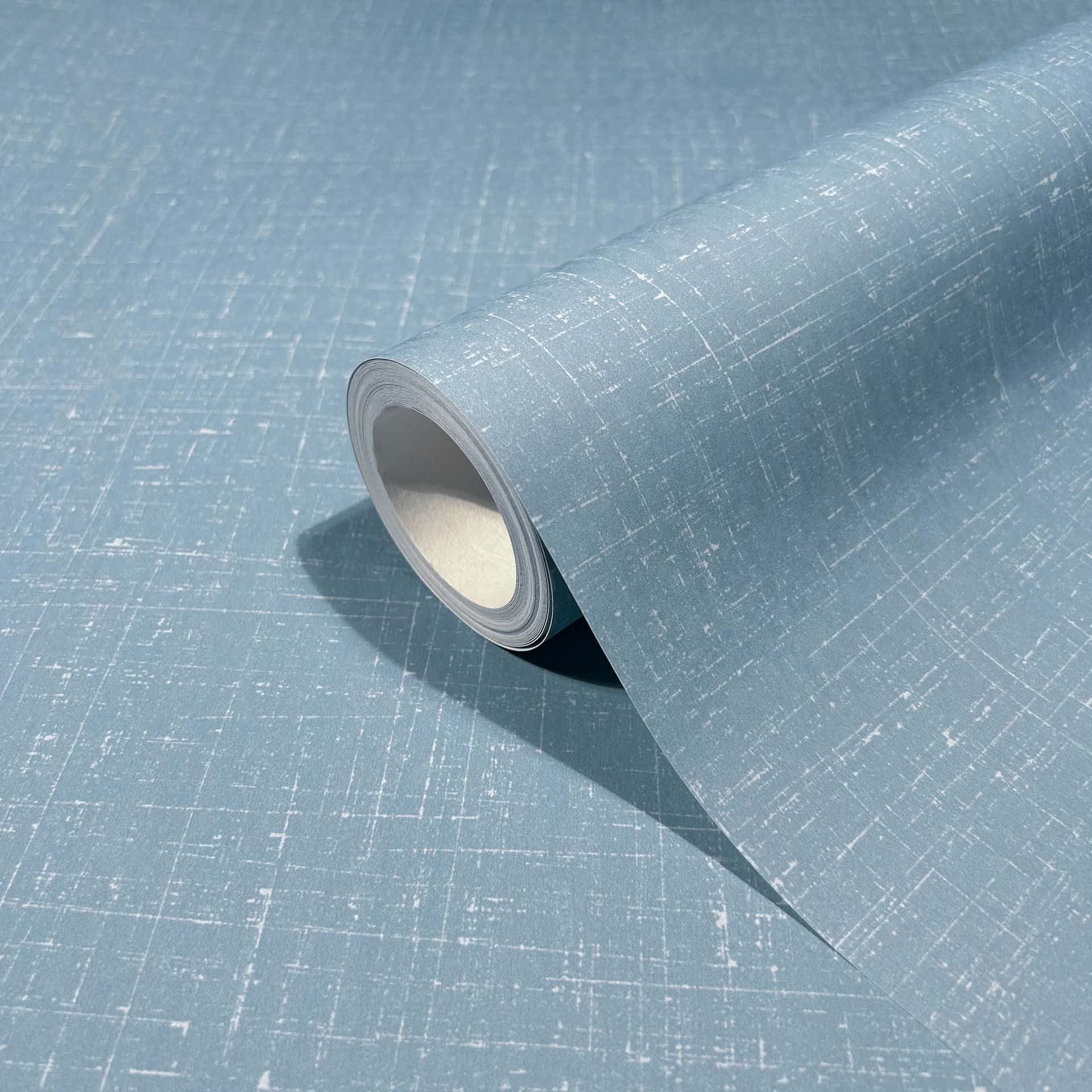 Vliesbehang effen textuur modern in blauw