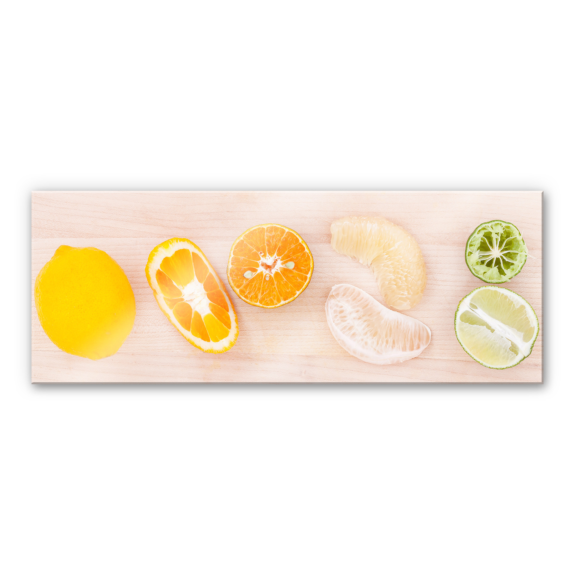 Acrylglasbild Limonaden-Rezept - Panorama