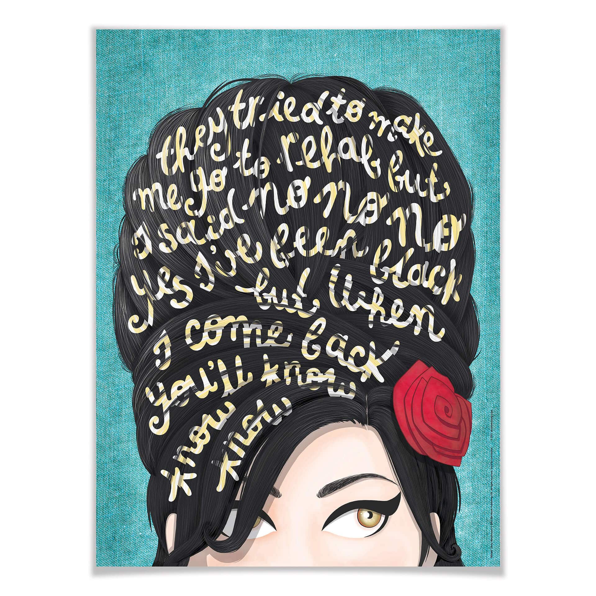 Poster Tohmé - Amy Winehouse: Rehab