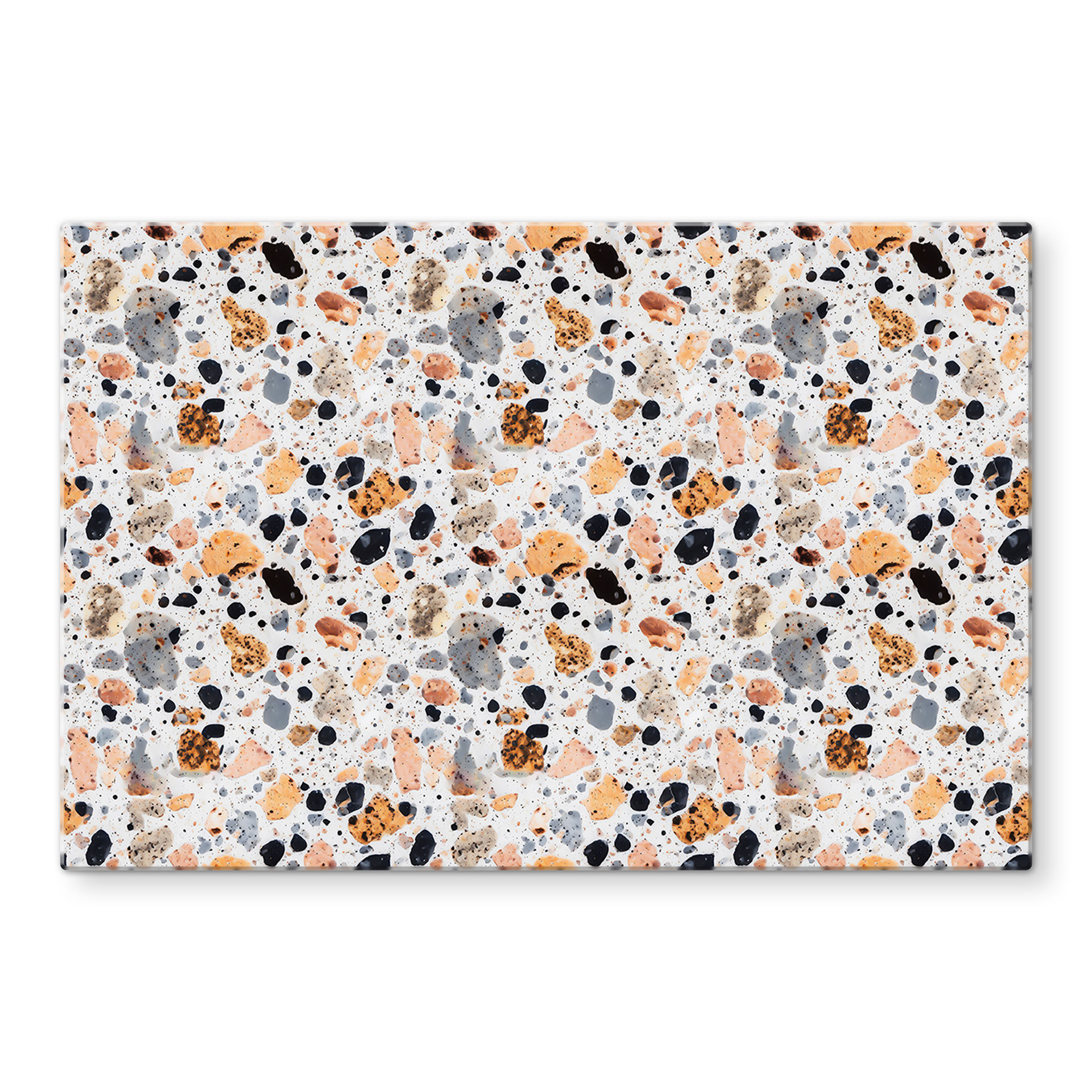 Panel szklany do kuchni Kolorowe Kamienie Terrazzo - Treechild