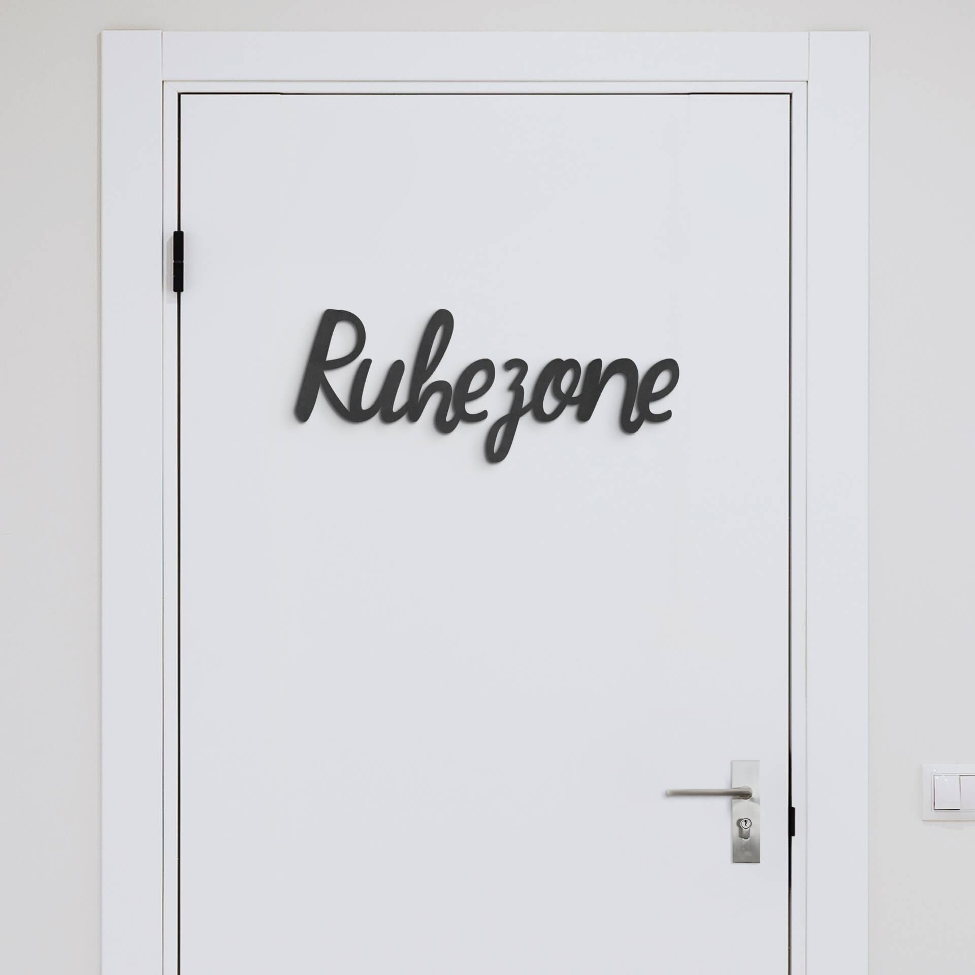 3D MDF Schriftzug Ruhezone