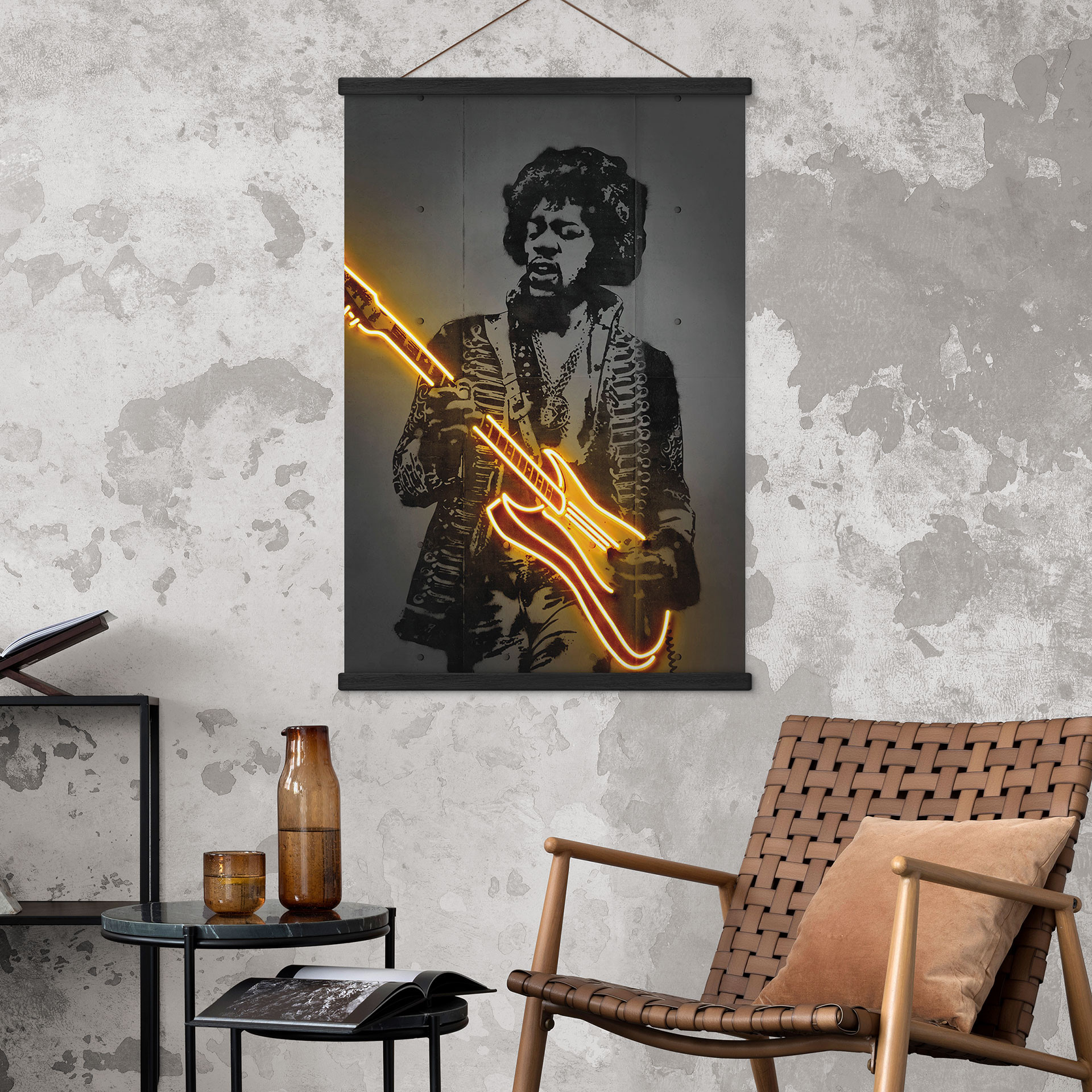 Obraz tkaniny Jimi Hendrix - Mielu