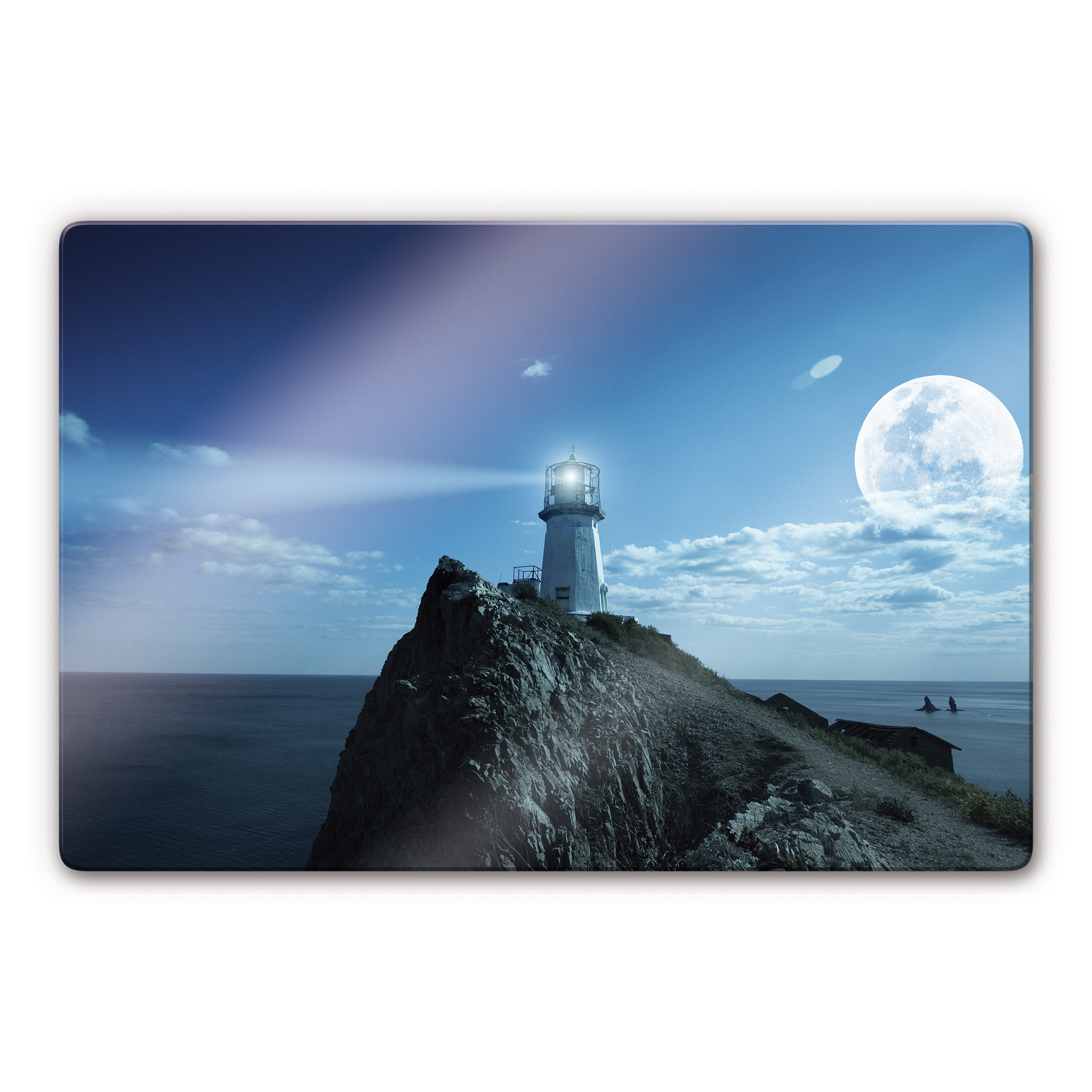 Glasbild Lighthouse
