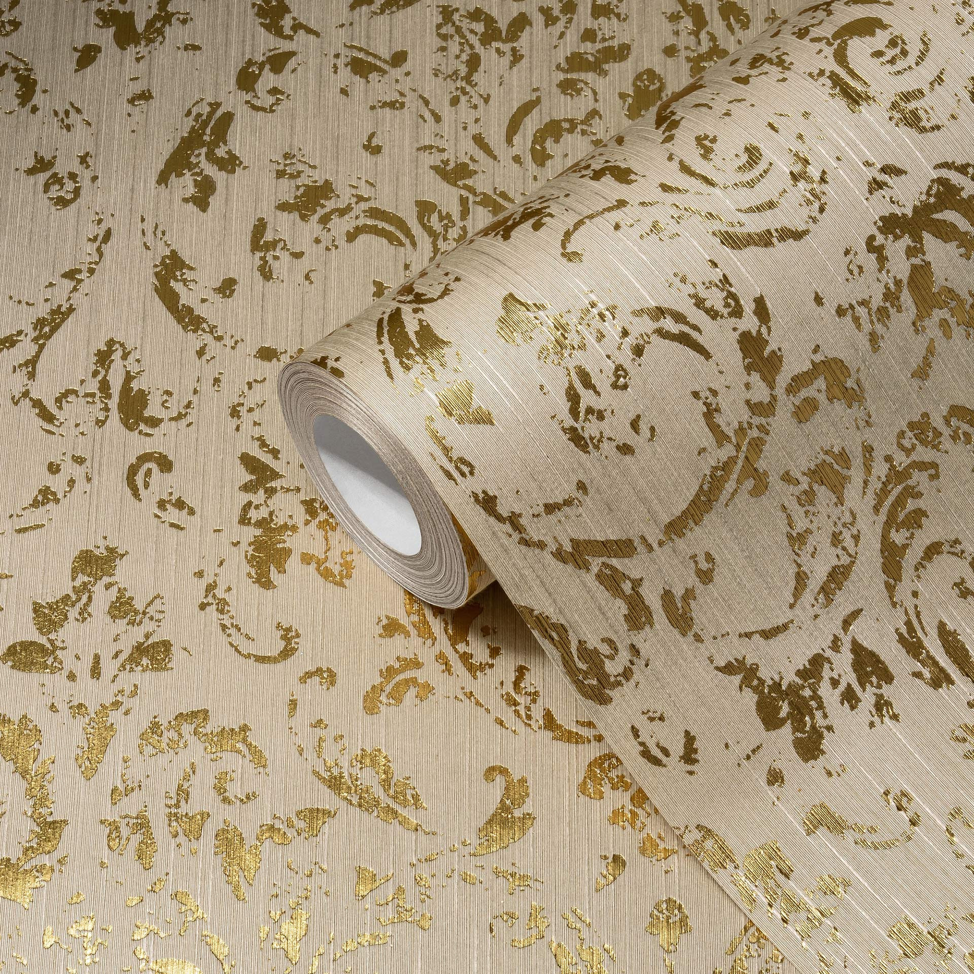 Architects Paper Textiltapete Metallic Silk beige,