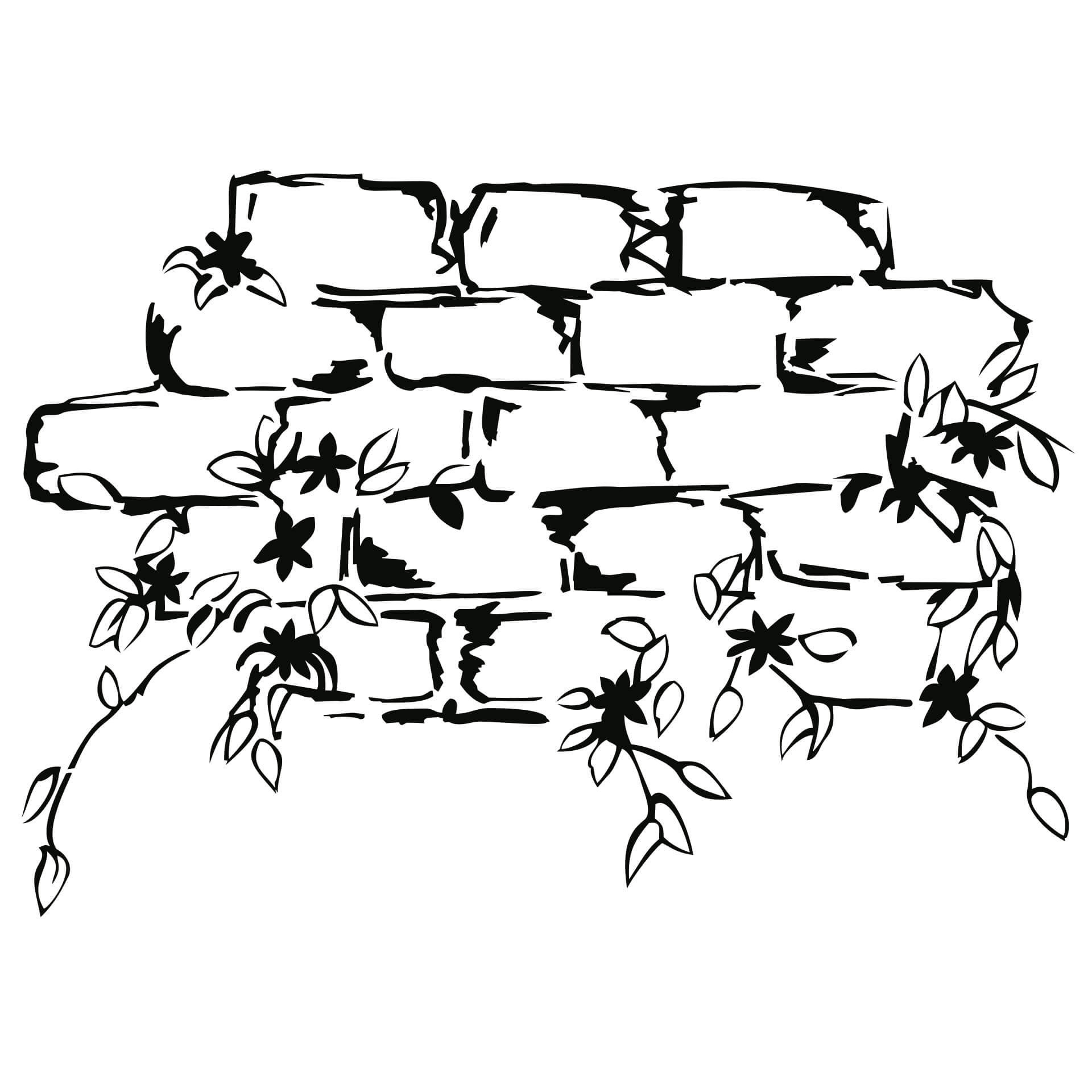 Wallsticker Vægblomster