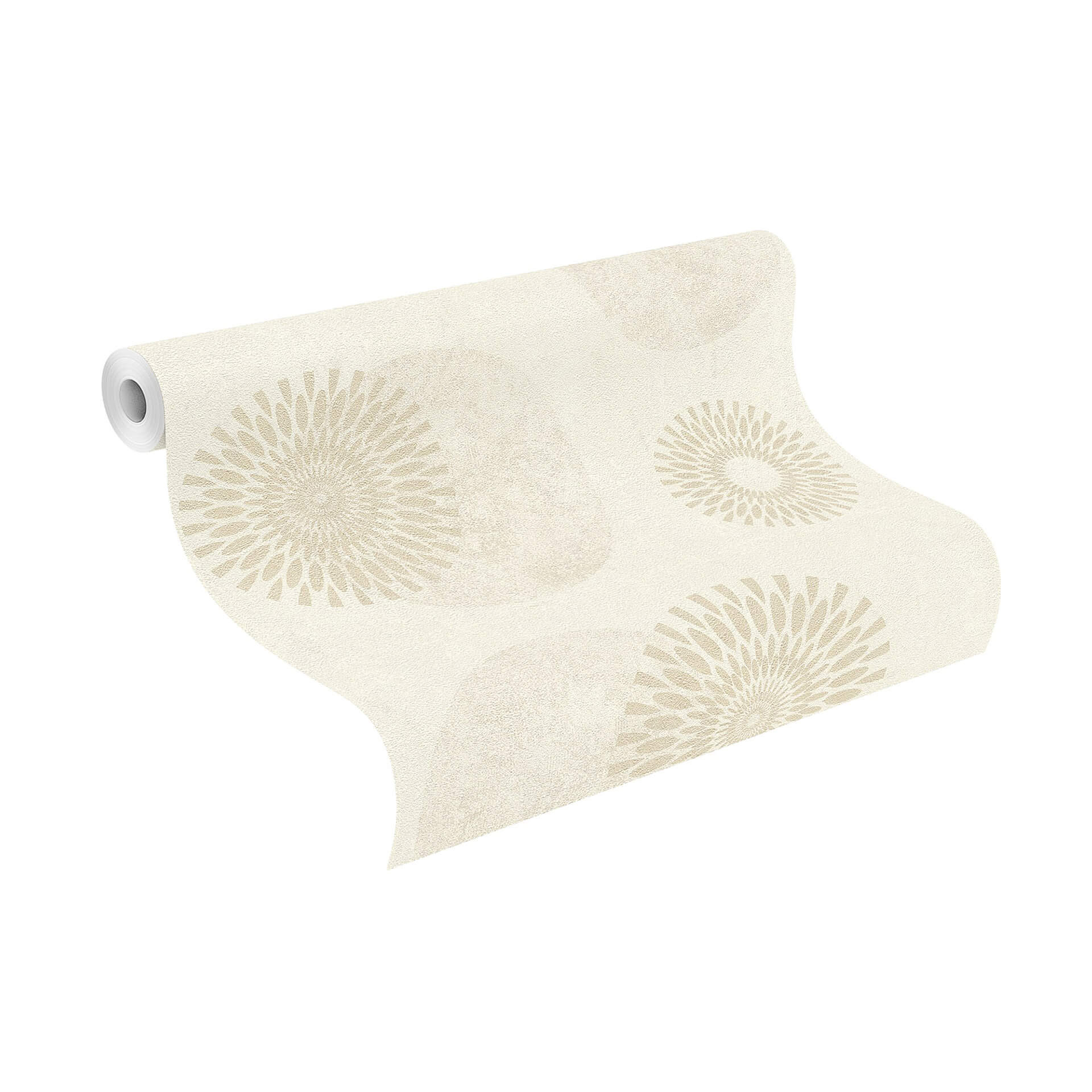 Rasch Vliesbehang - Patroonhang Wechsel II offwhite