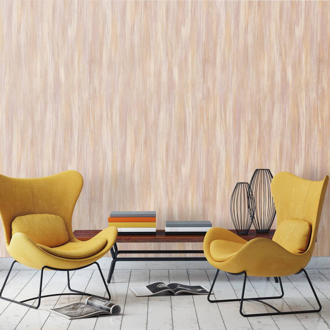 Strepen behang Fotobehang, beige strepen 3.40 x 1.06 m