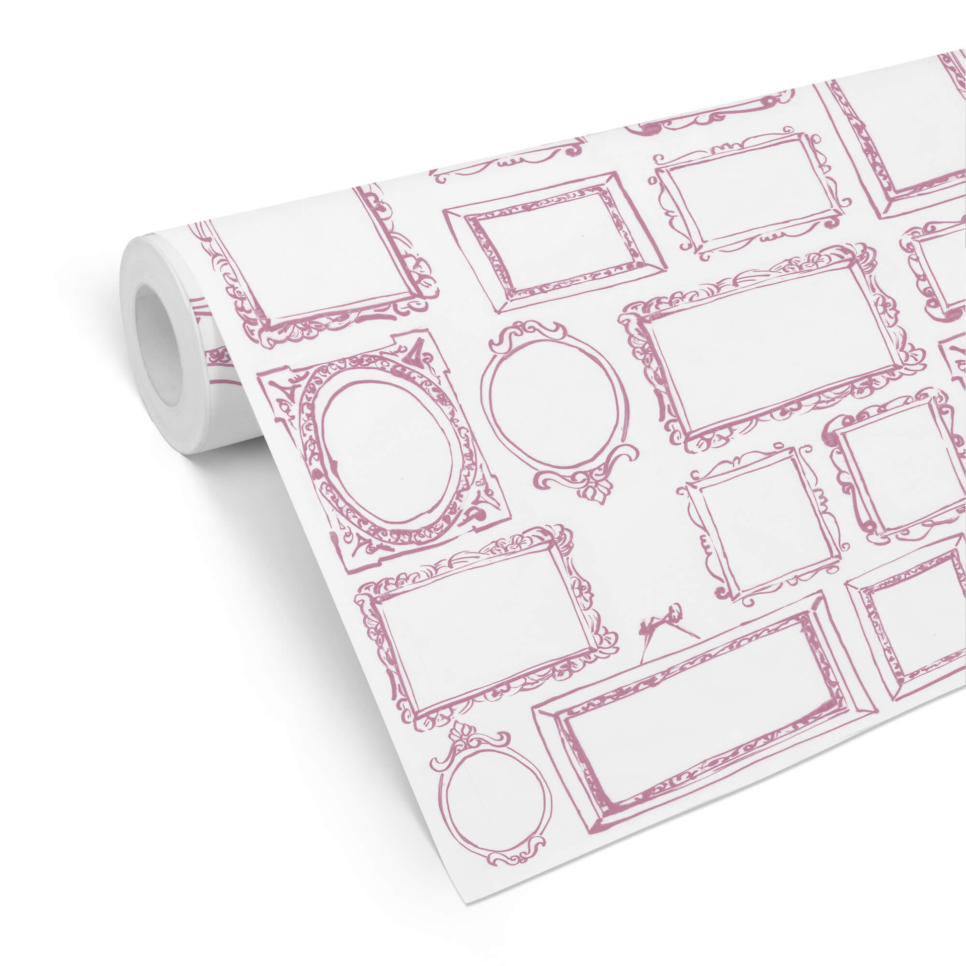 Patroonbehang - Frame your Life - roze