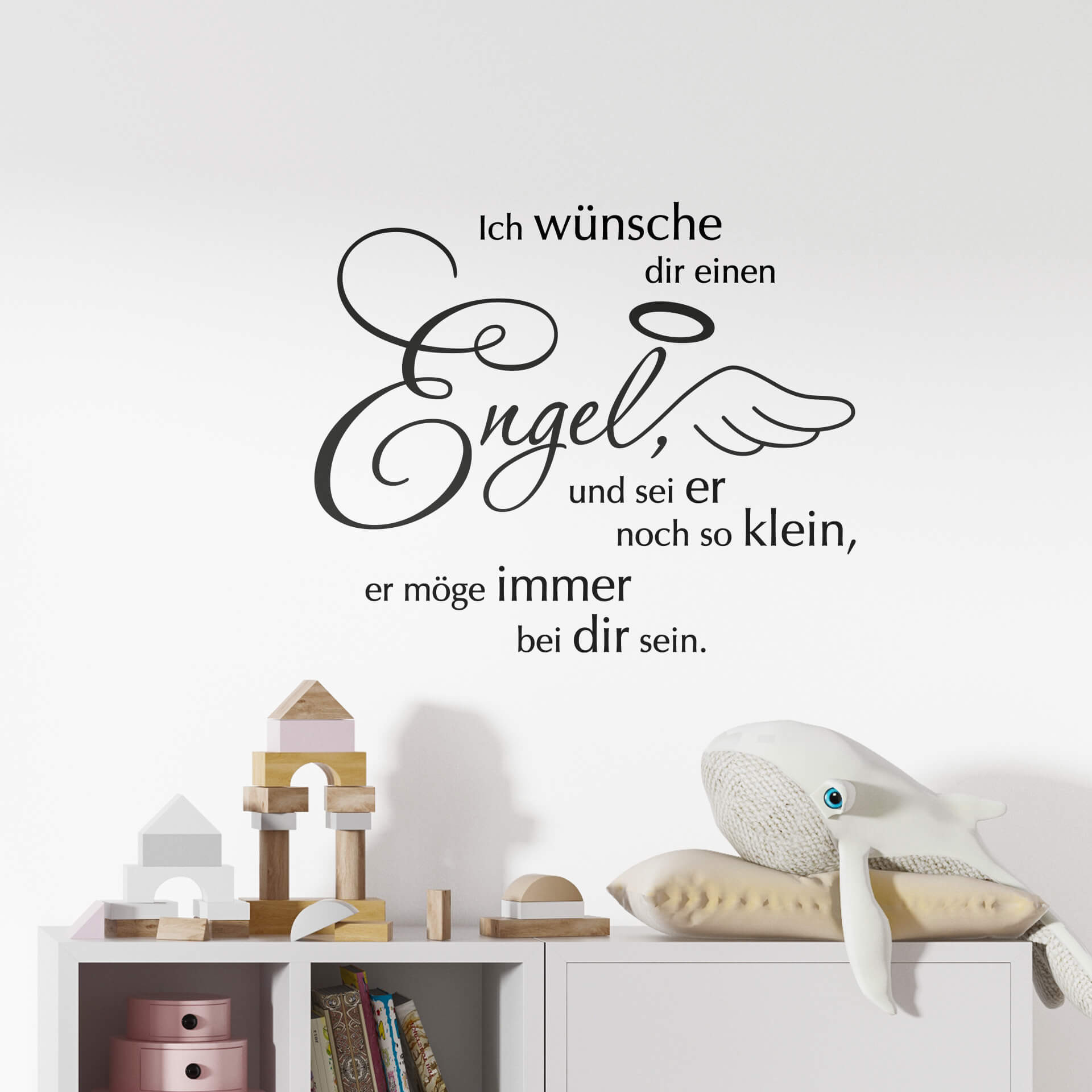 Wandtattoo Ich wünsche dir einen Engel