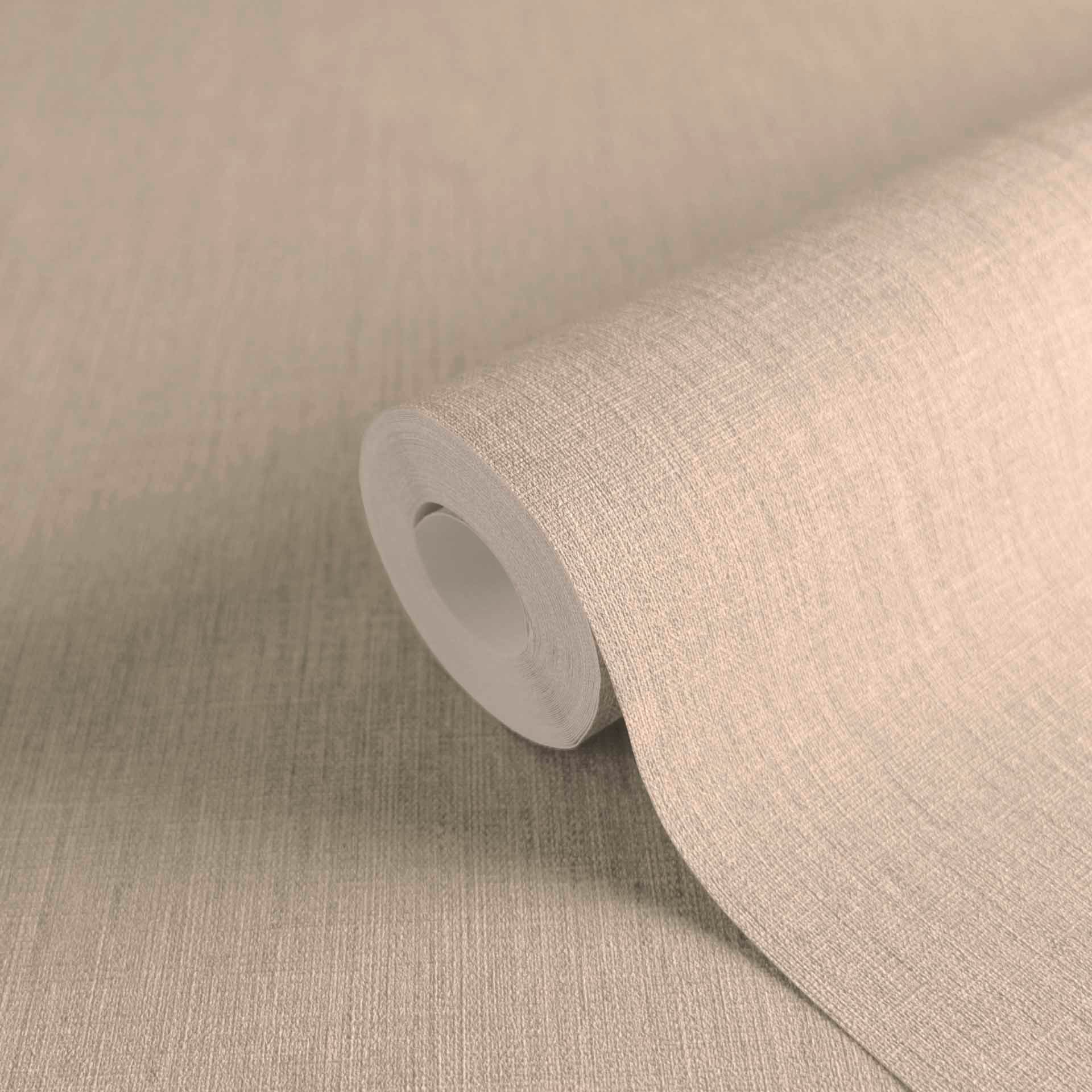 Vliesbehang met structuur in lichtbeige - Eenvoudige elegantie voor moderne ruimteconcepten