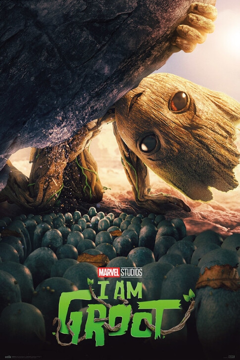 Poster, Filmposter Marvel: I am Groot - Little Guy 61x91,5 cm