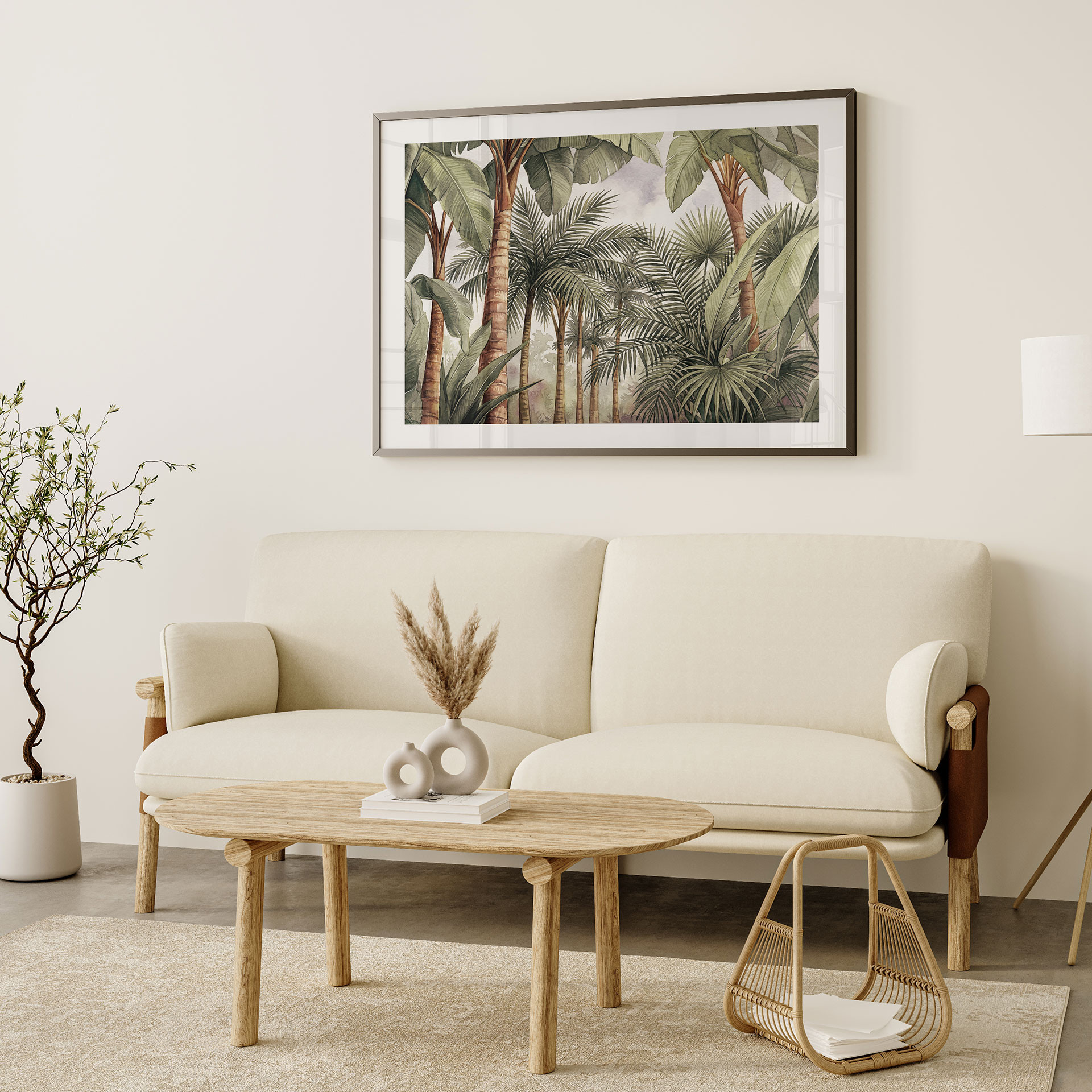 Plakat Tropikalny Las Palmowy - Pictufy Studio