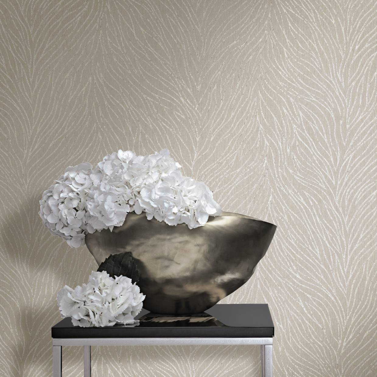 vliesbehang BASIC in beige