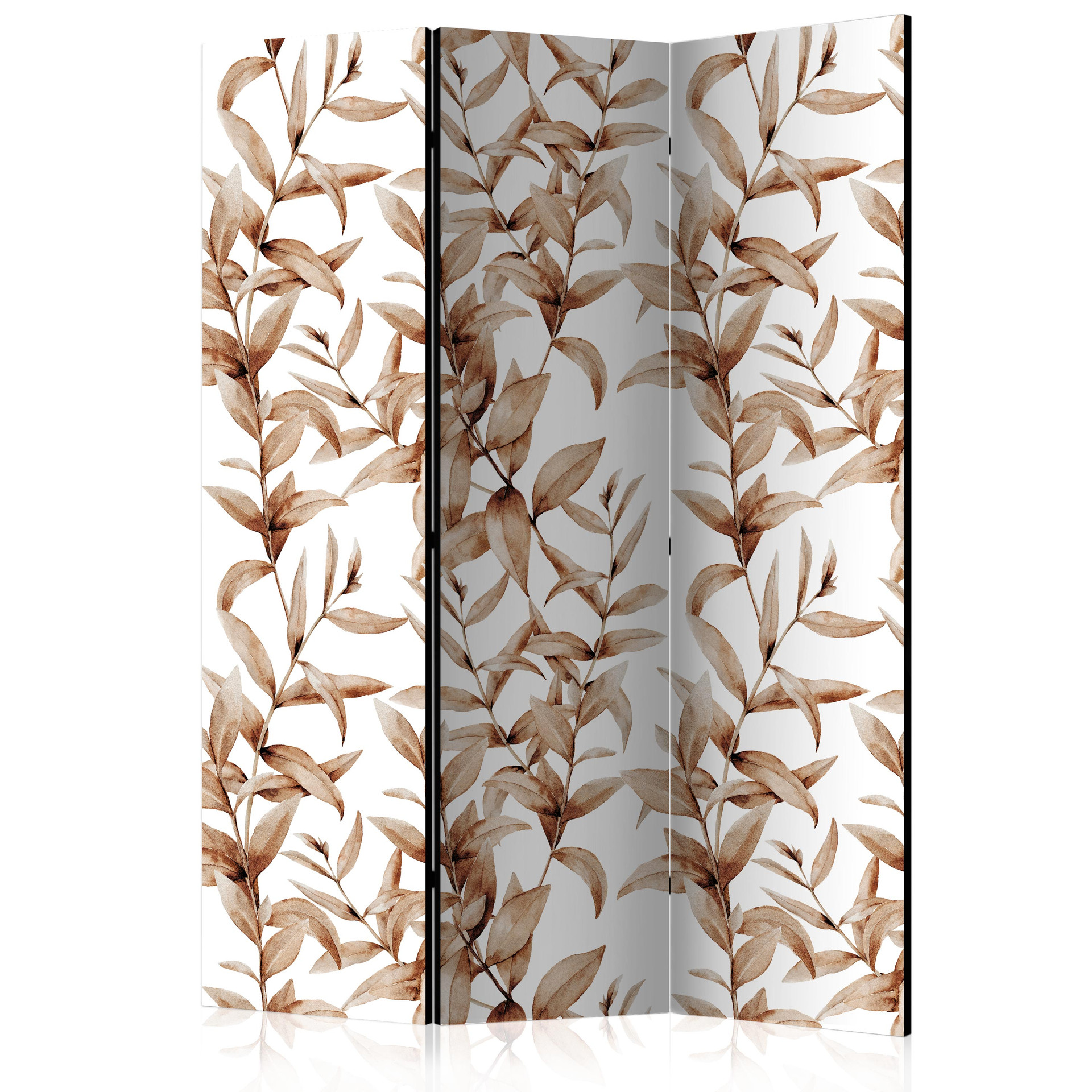 Rumdeler - Planter i sepia, 3-delt