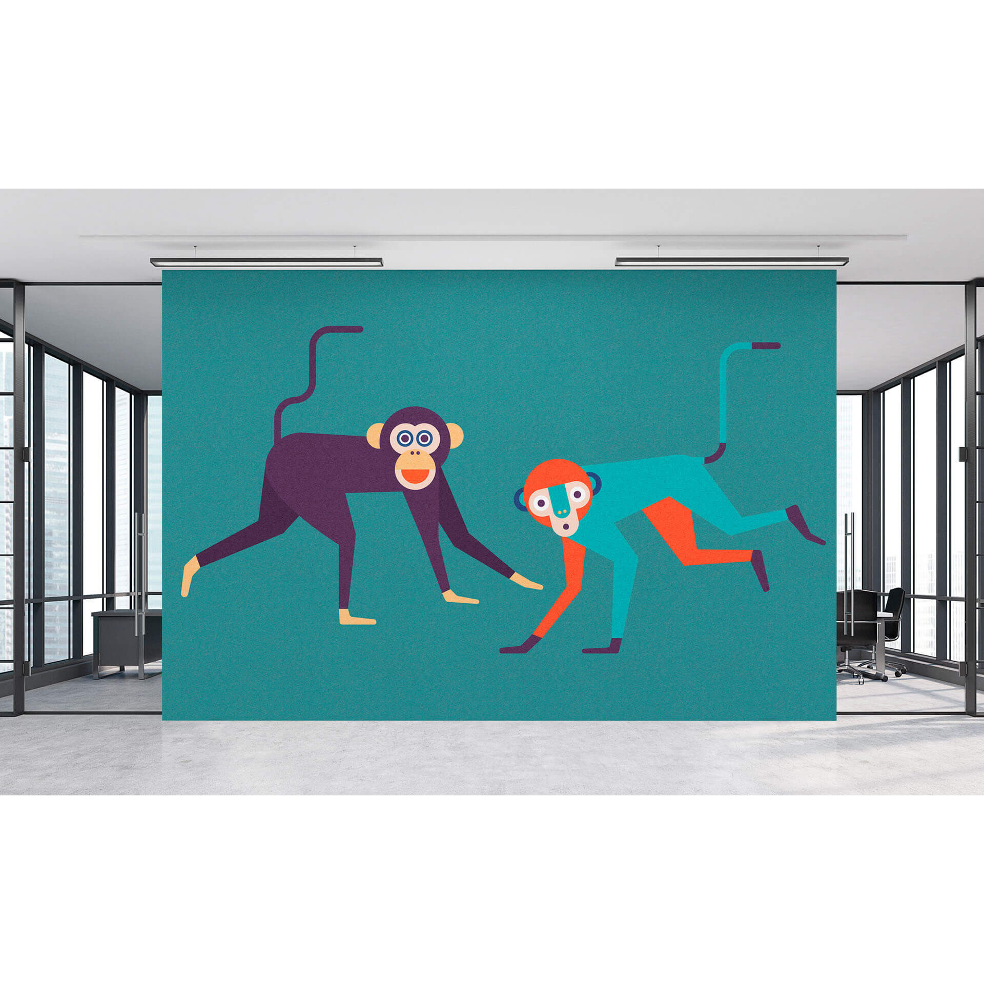 Livingwalls Fotobehang Walls by Patel 2 monkey business 1