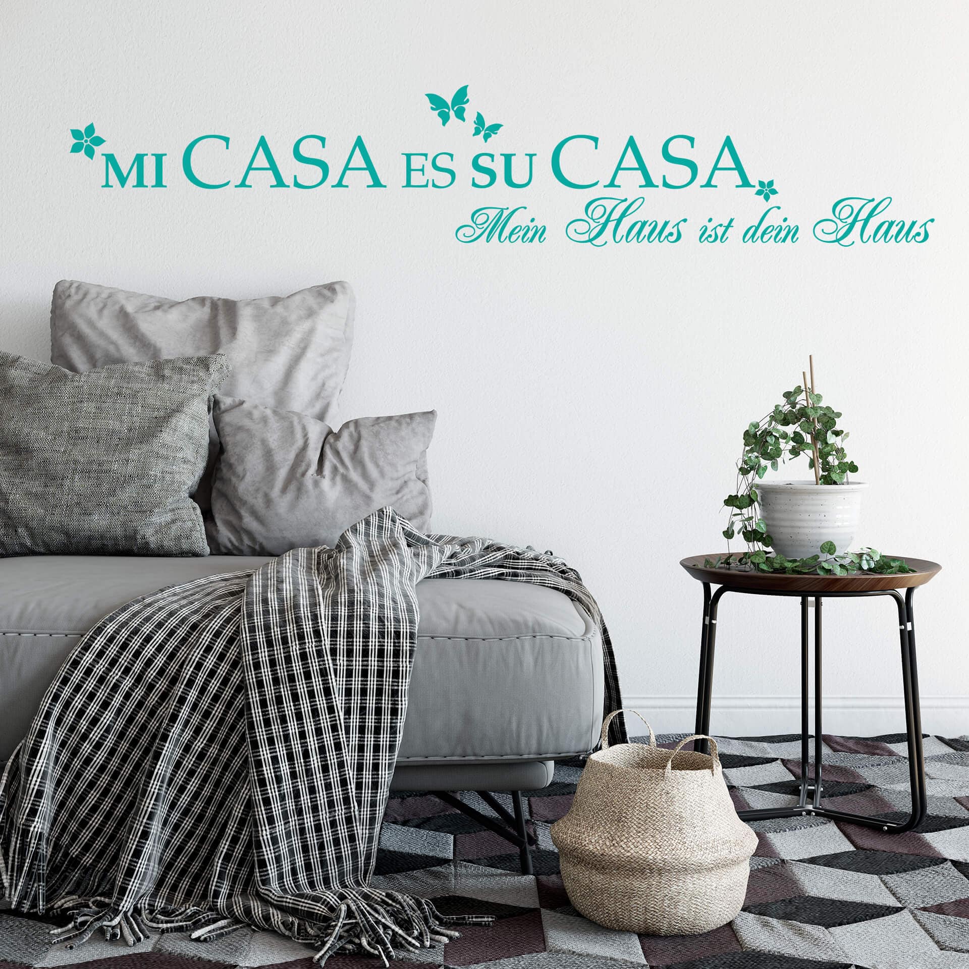 Sticker mural - Mi Casa Es Su Casa 1