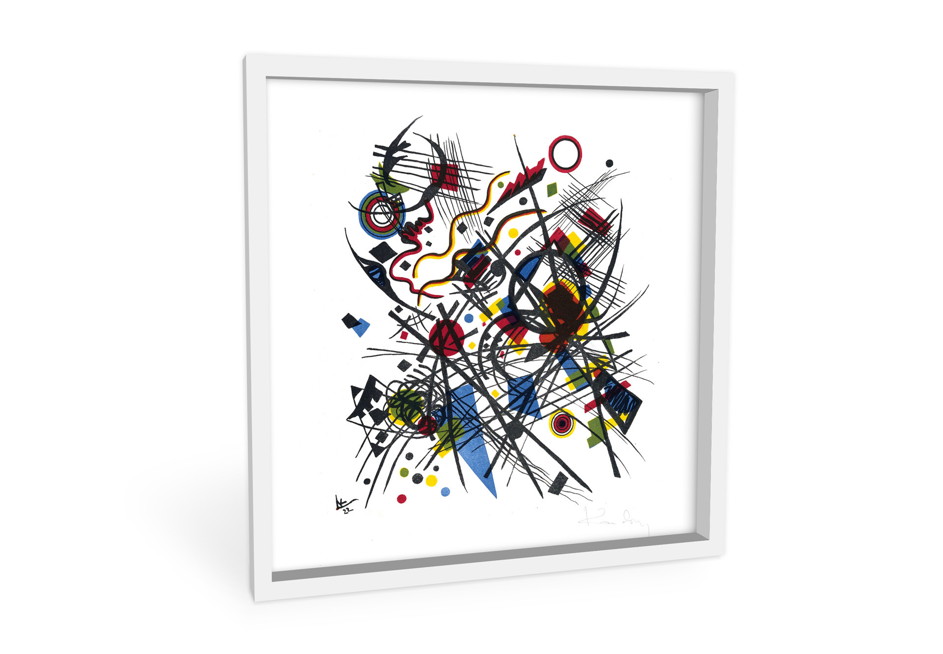 Wandbild Kandinsky - Lithographie fuer die Bauhausmappe