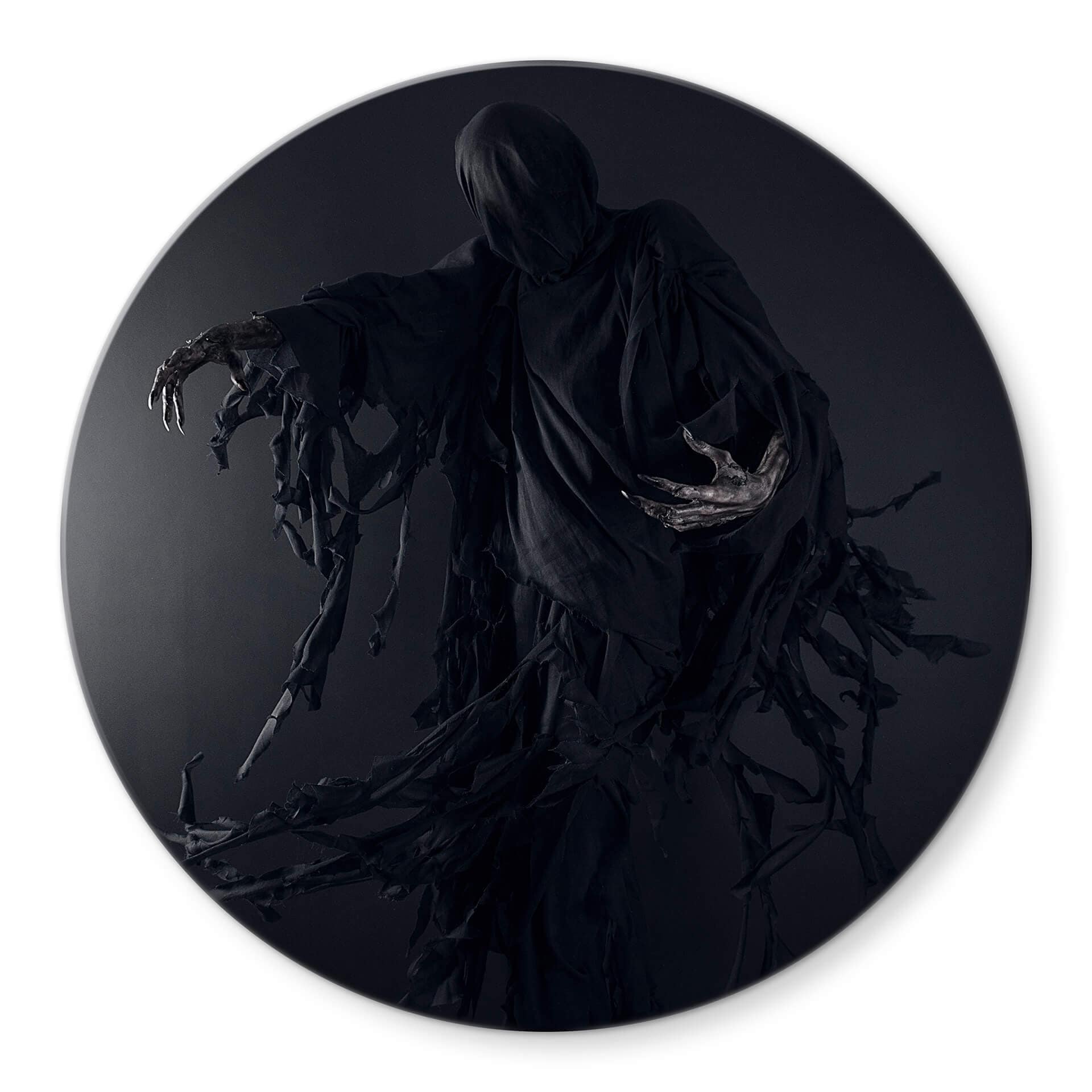 Tableau sur verre Malikov - Détraqueur - Rond