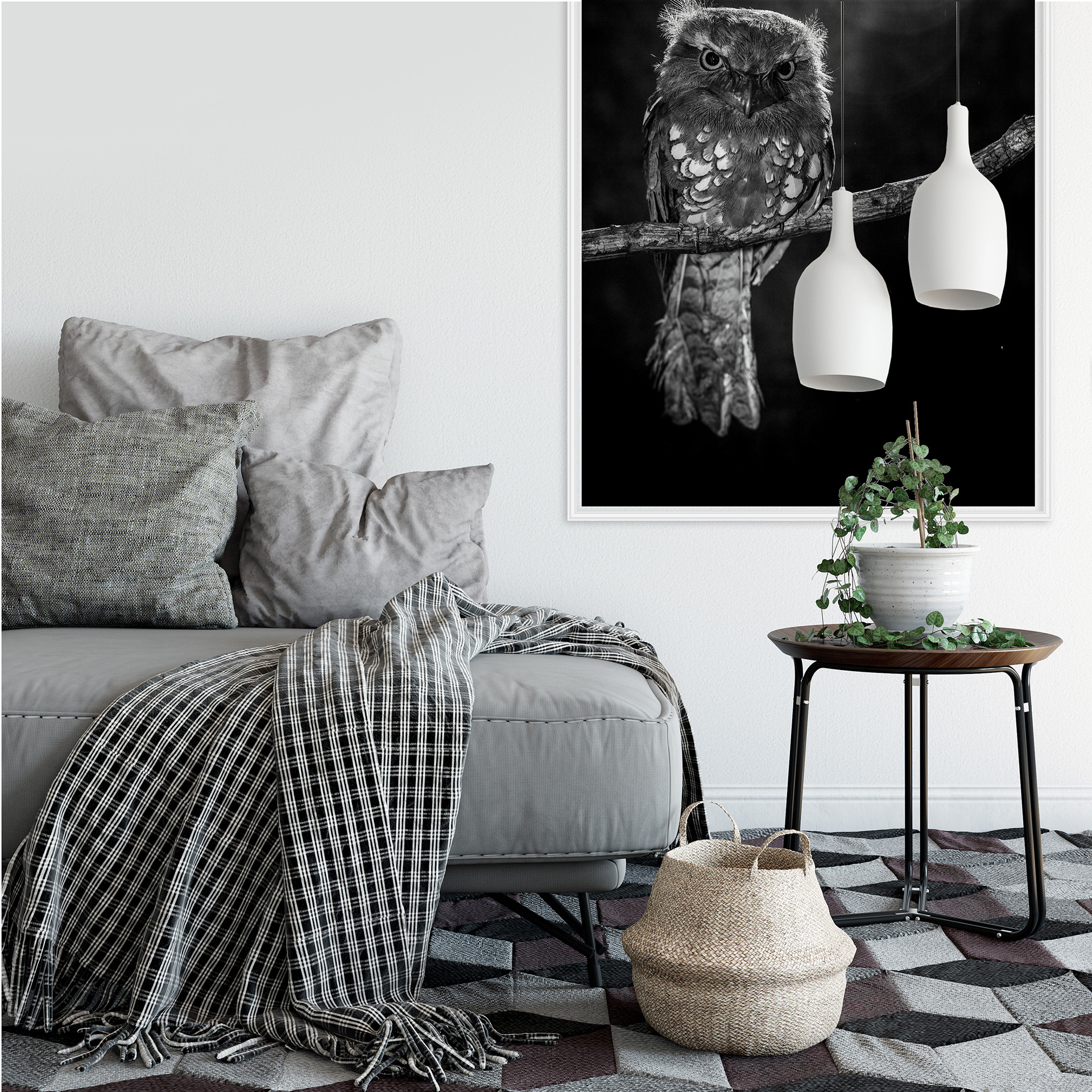 Wallprint Wilianto - Staring Owl