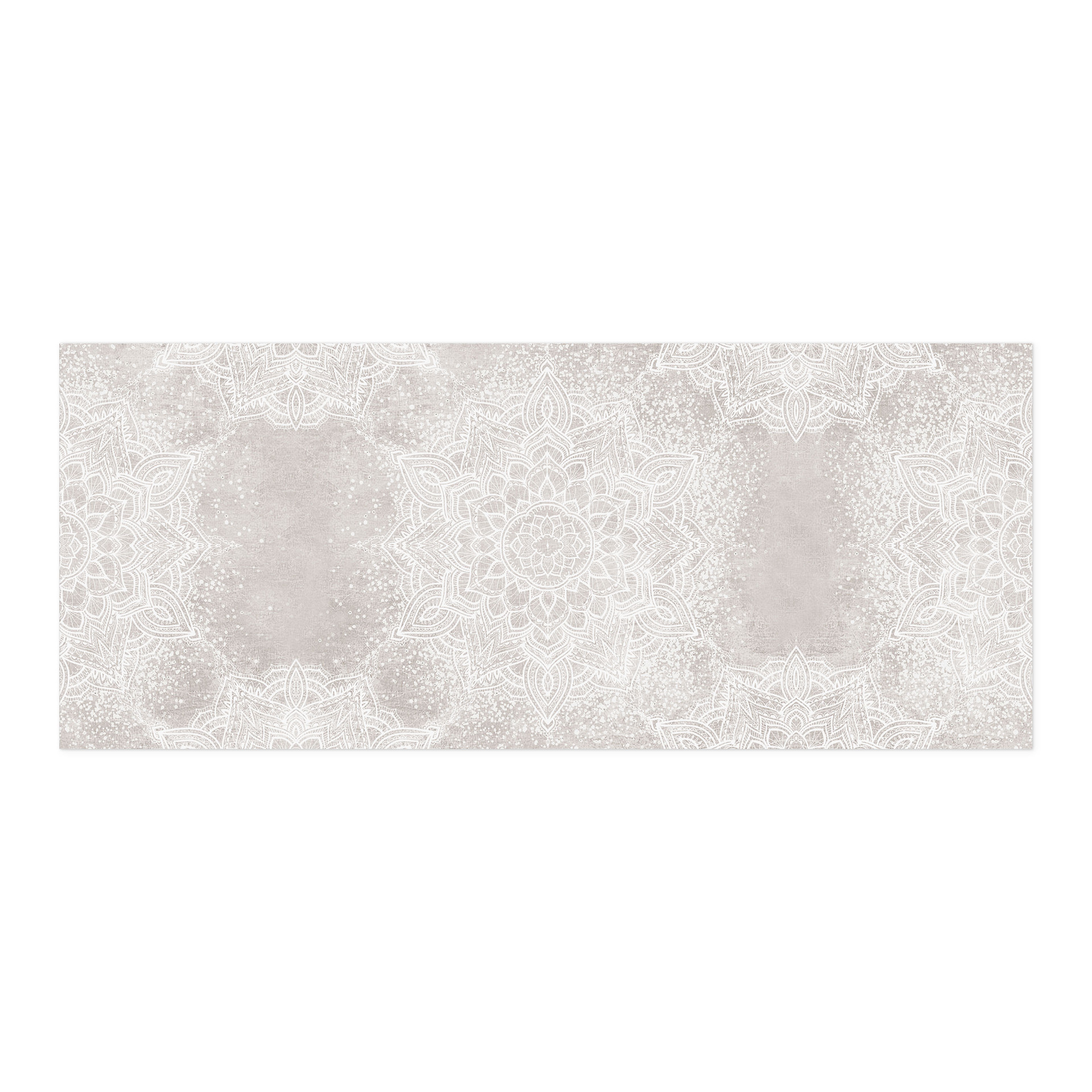Samoprzylepny panel ścienny do kuchni Soft mandala na szaro-beżowym tle - Bloomery Decor