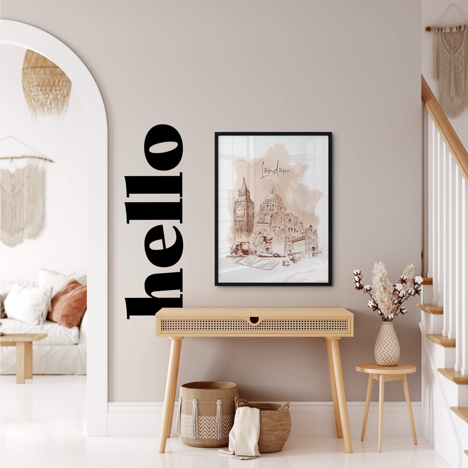 Wallsticker Hello