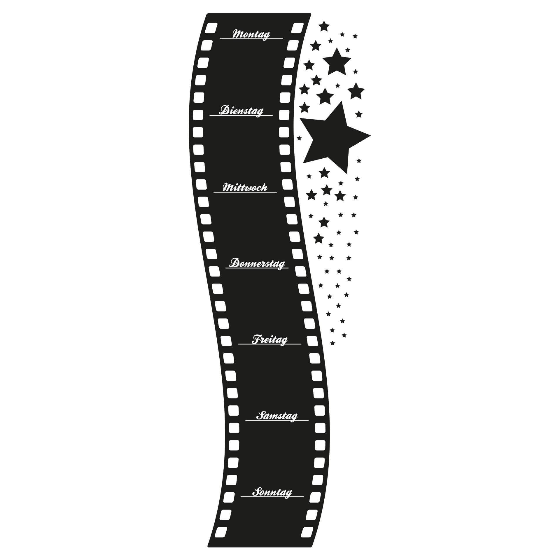 Tafelfolie Wochenplaner 1