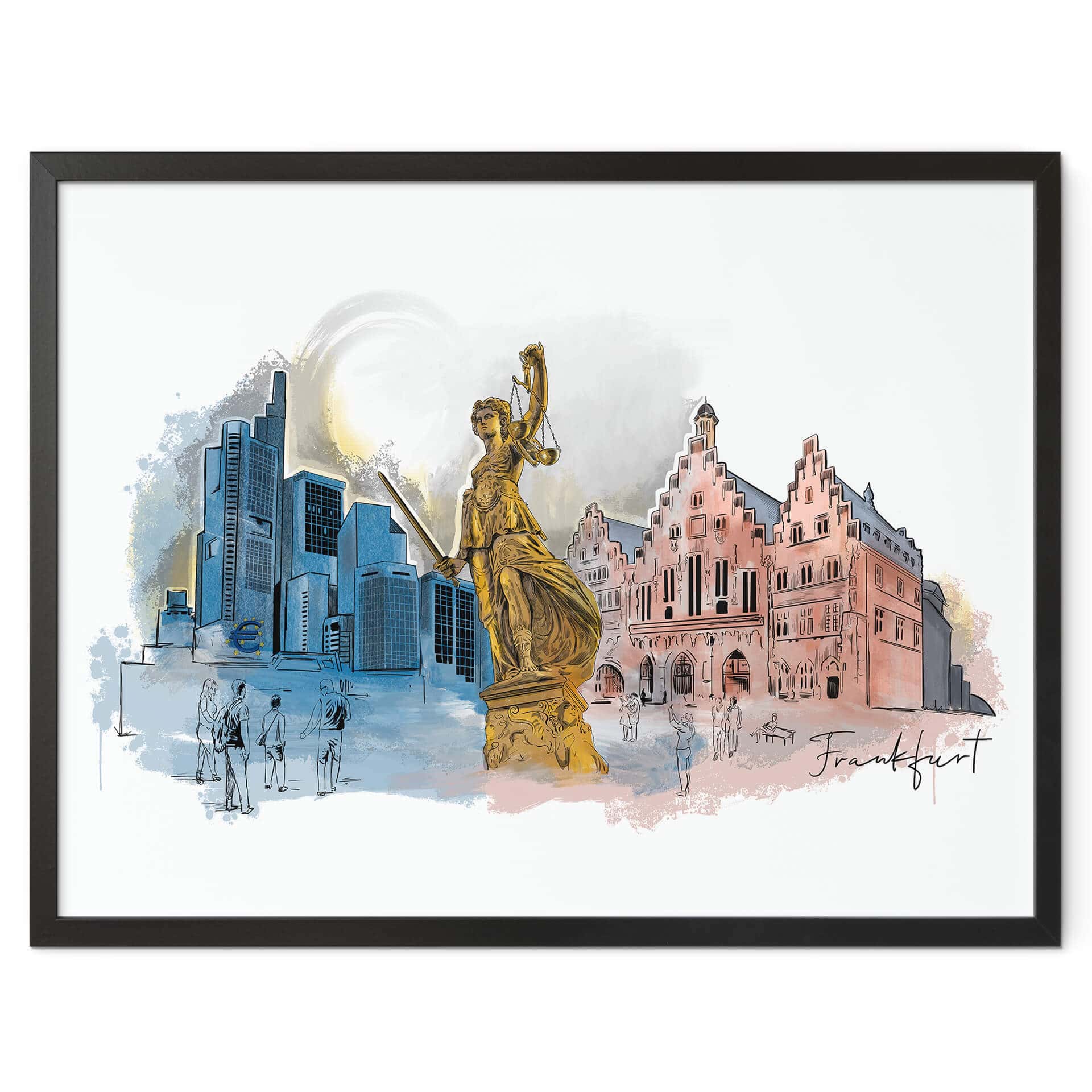 Plakat Frankfurt - Pokochaj swoje miasto