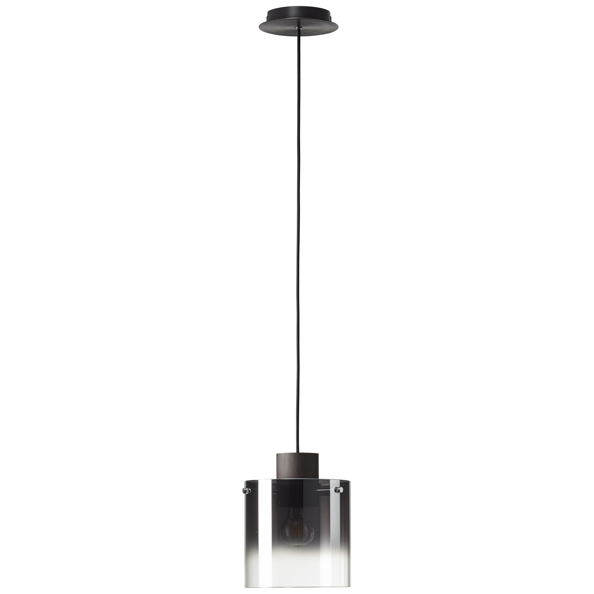 Pendelleuchte Benett, braun, 120 x 20 cm, Glas Pendelleuchte