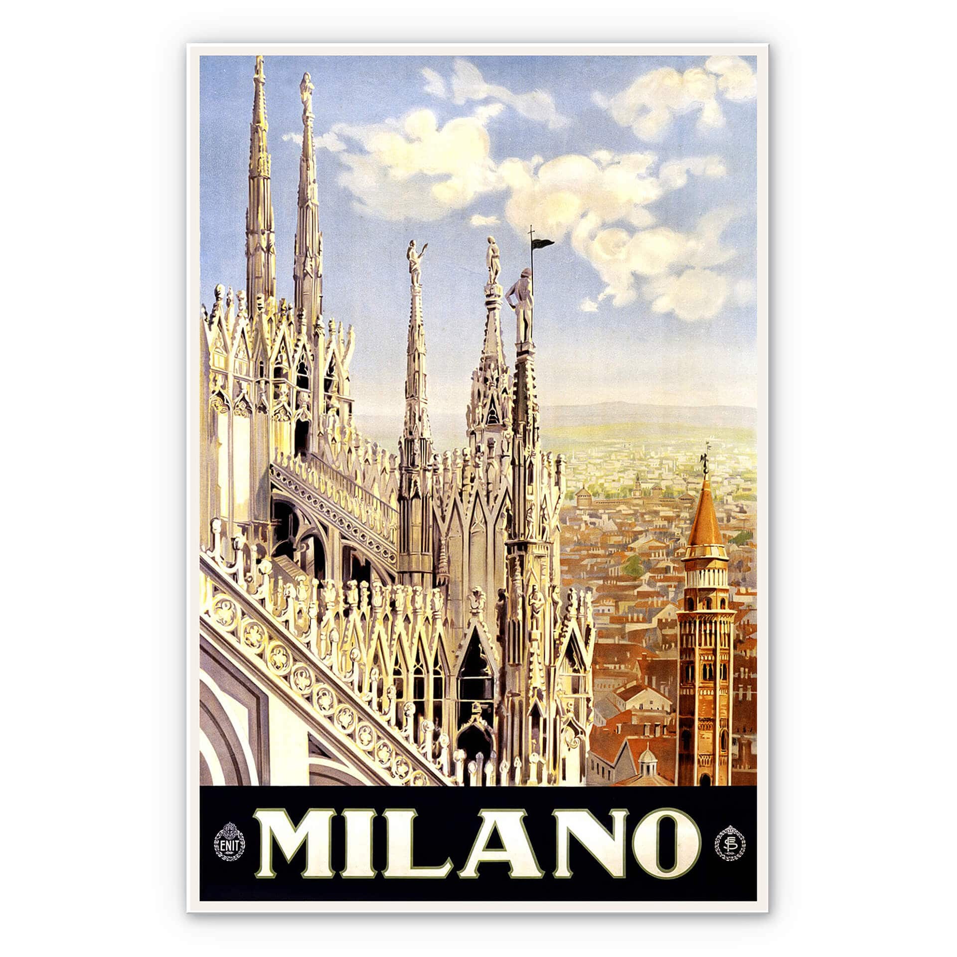 Tableau Forex - Voyage Vintage - Milano