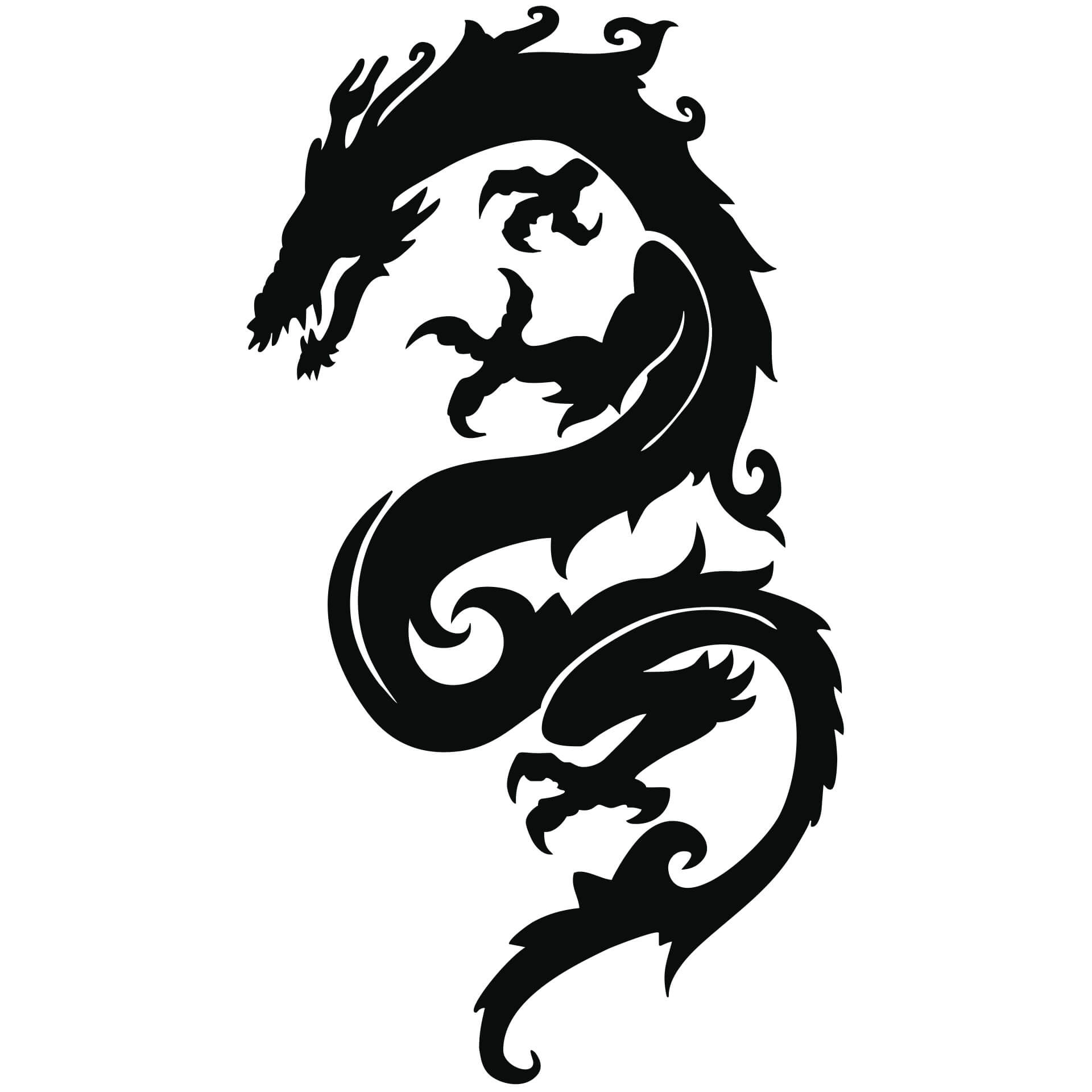 Wallsticker Drage