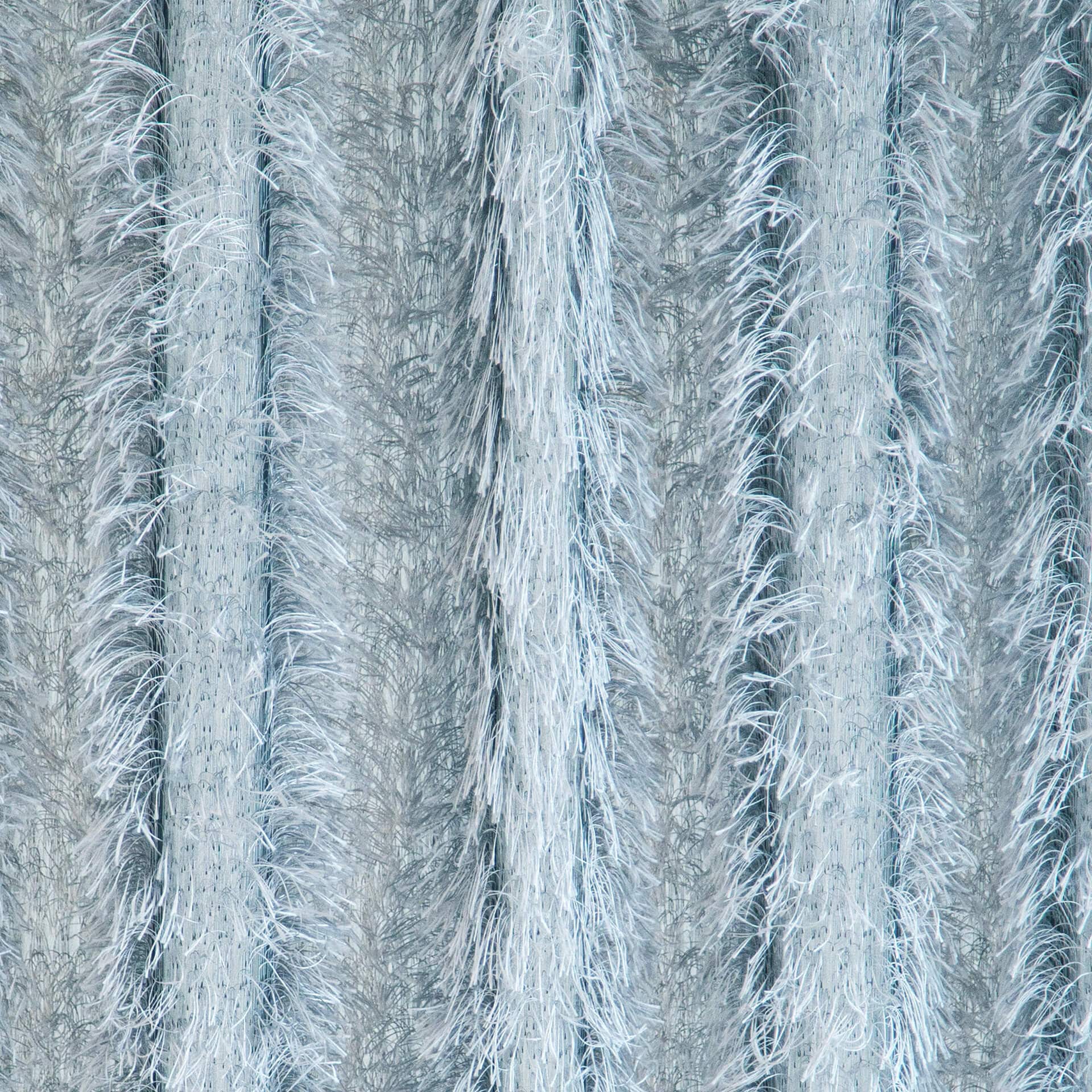 Homing Vorhang mit verdeckten Schlaufen Loik silber -  2.45 x 1.4 m