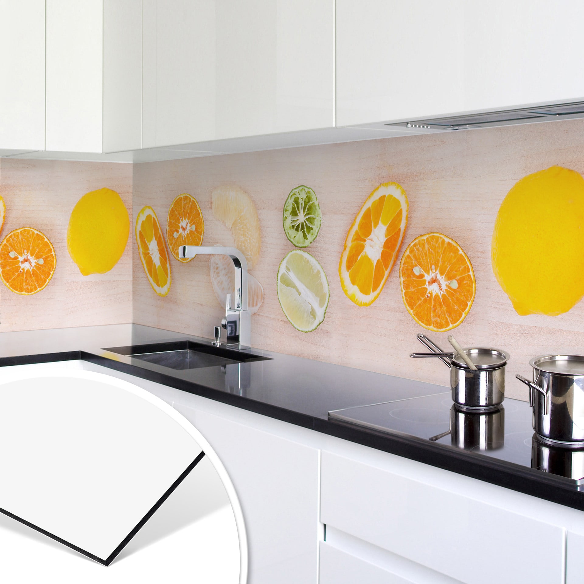 Küchenrückwand - Alu-Dibond - Limonaden Rezept