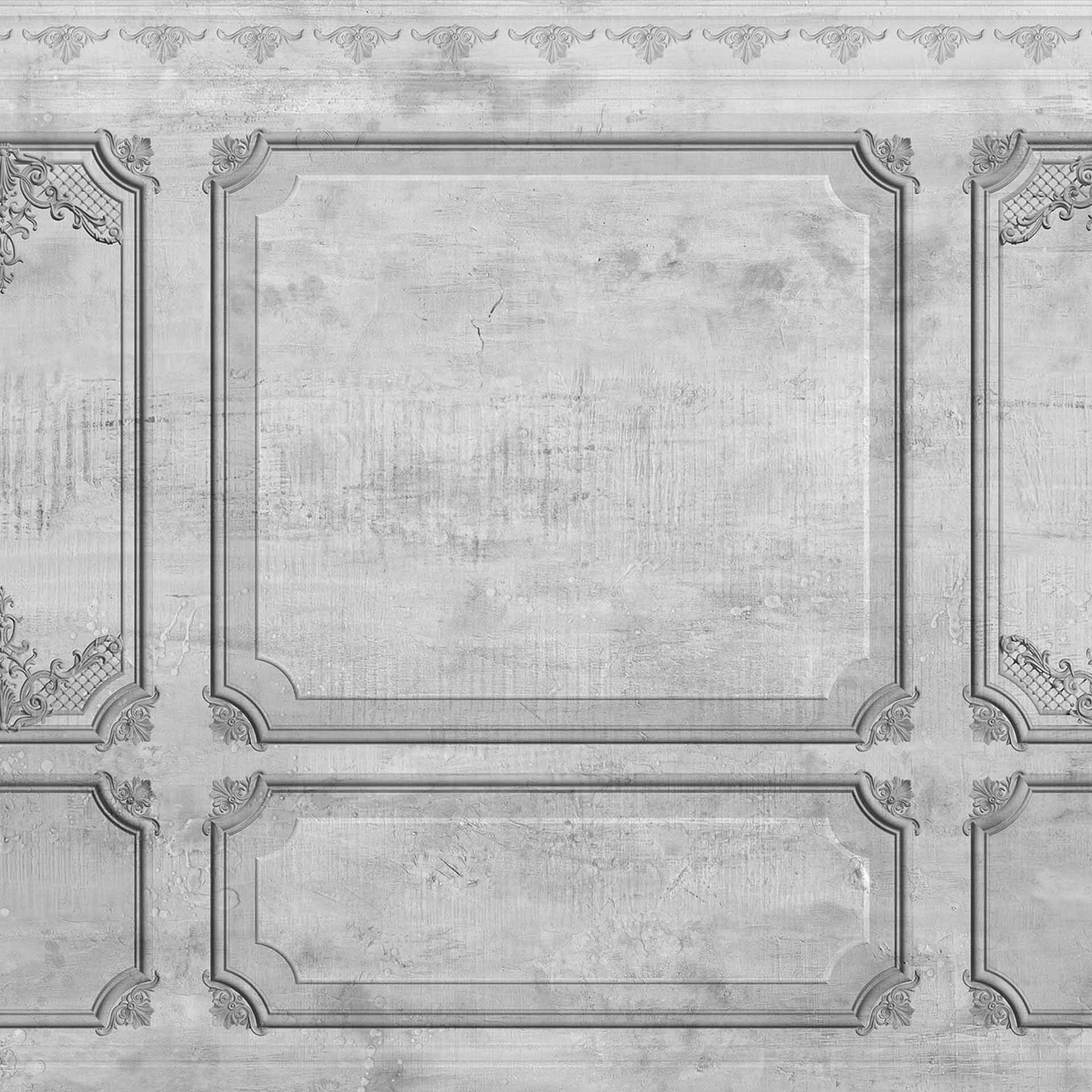 Architecture WallPaneling1 behangpapier in grijs - vliesbehang Designwalls 2 - 2,55 x 3,5 m