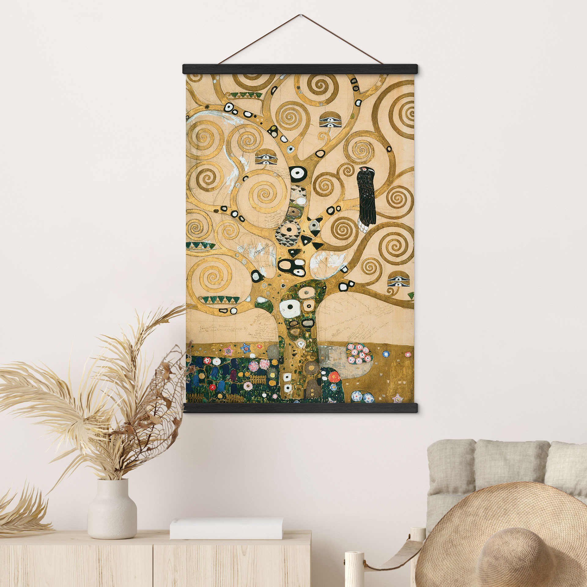 Obraz tkaniny Drzewo życia - Klimt