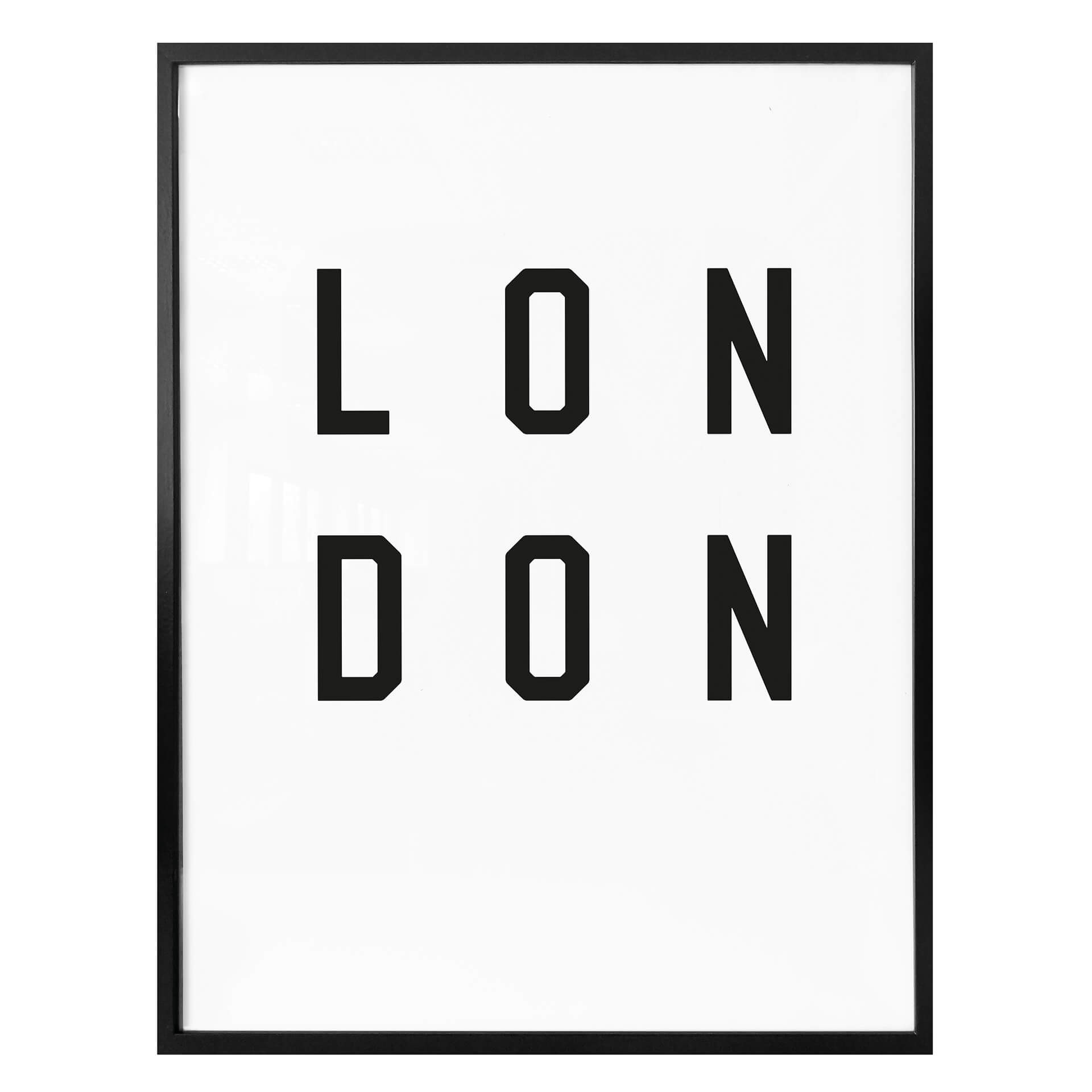 Poster - Typographie London