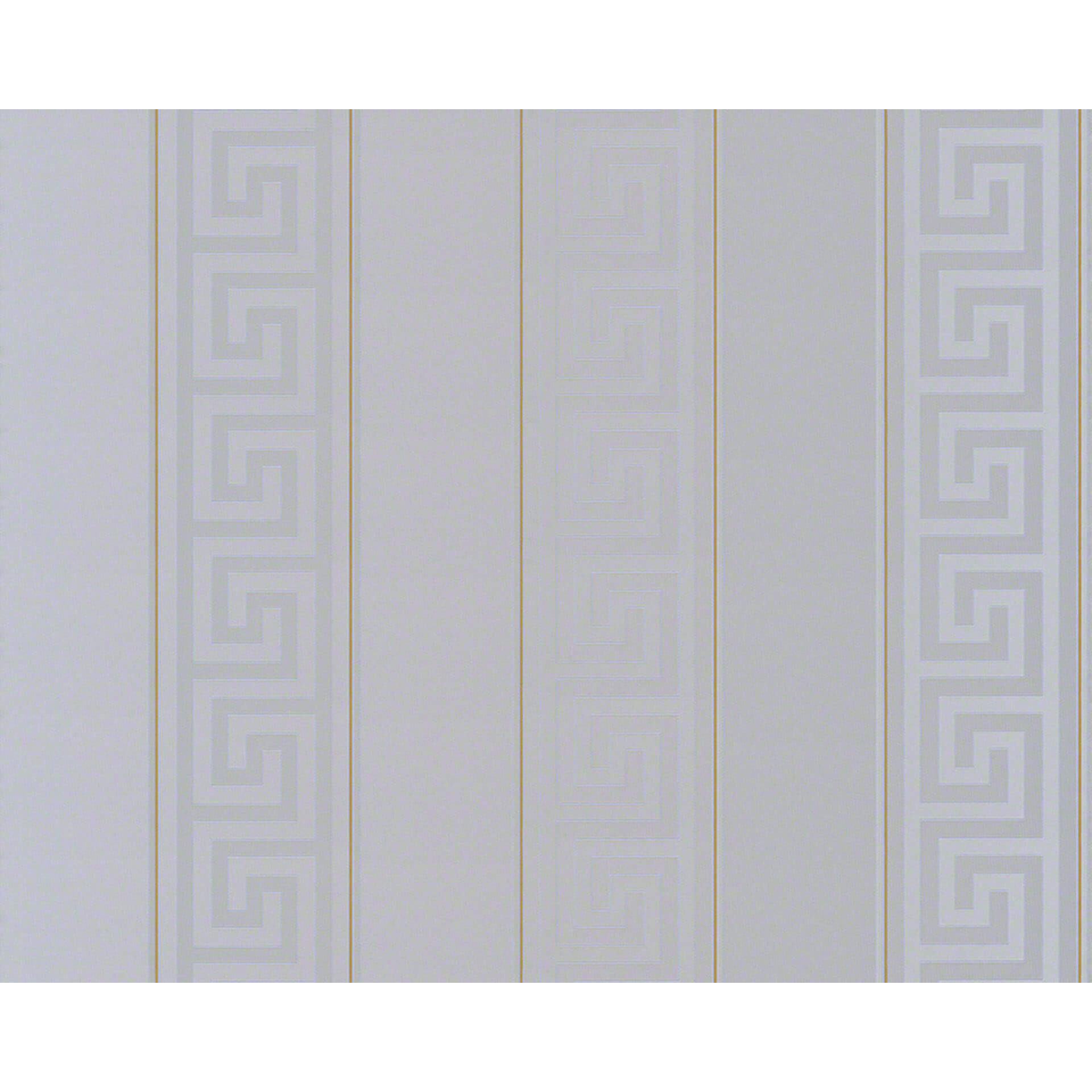 Patroonbehang Versace Behang Greek Metallic