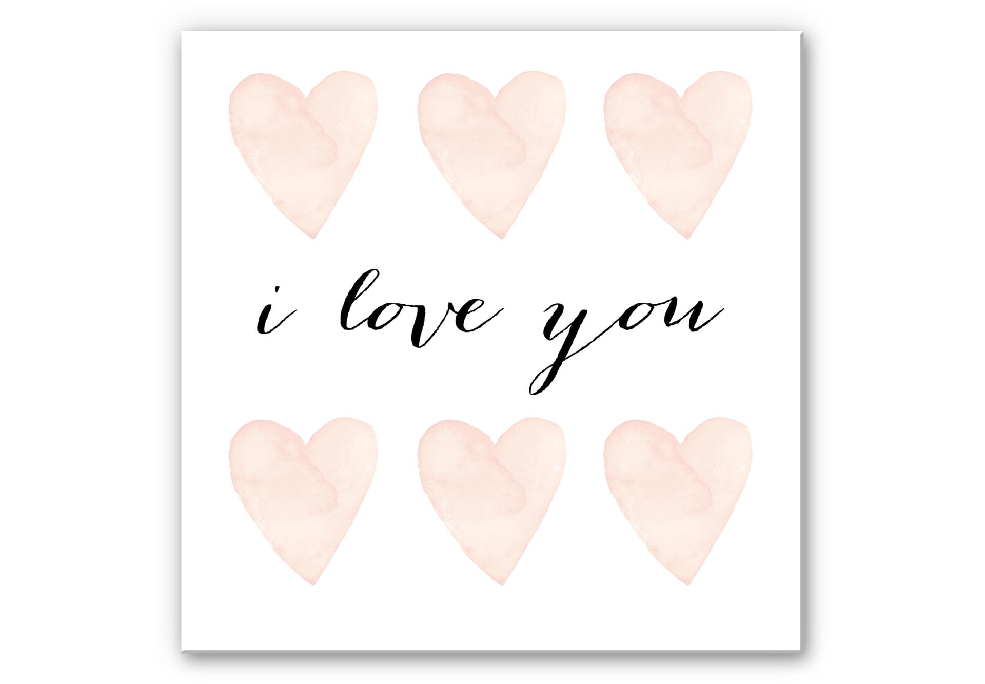 Wandbild Confetti & Cream - I Love You