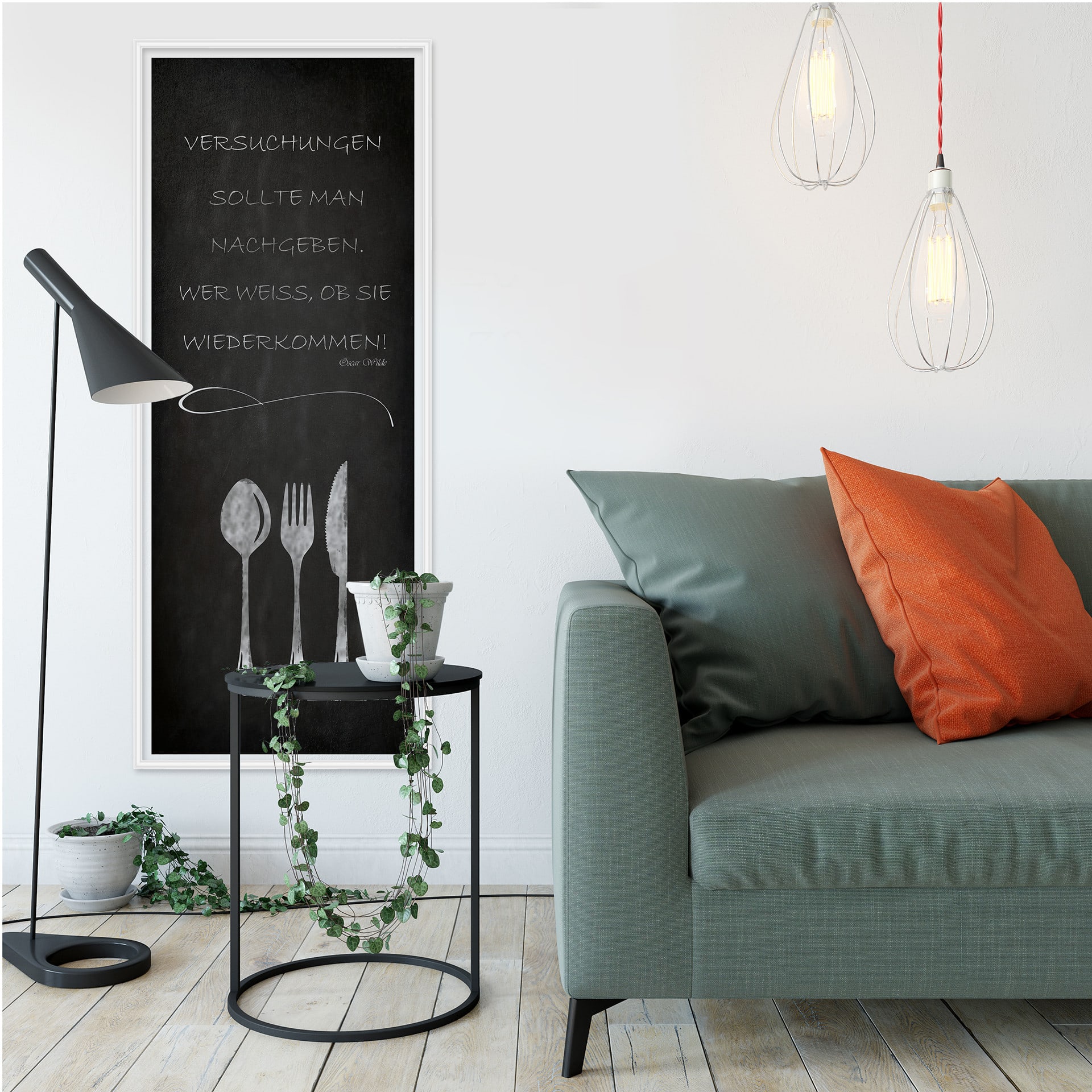 Wallprint W - Versuchungen sollte man nachgeben -Panorama