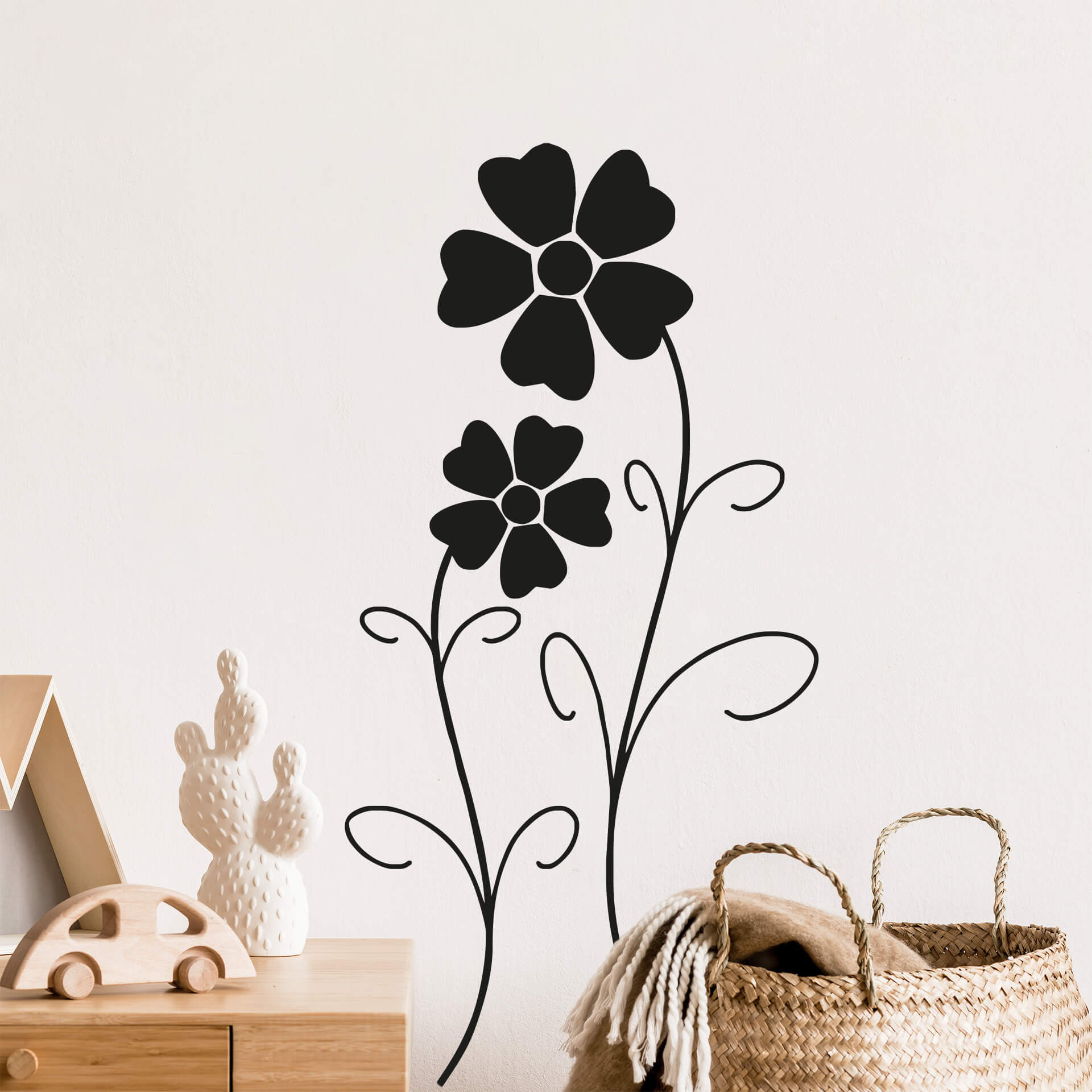 Wallsticker - Blomster Motiv