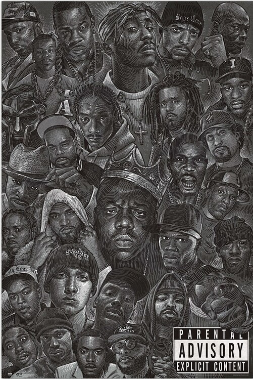 Musik Poster Hip Hop - All Stars 61x91,5 cm