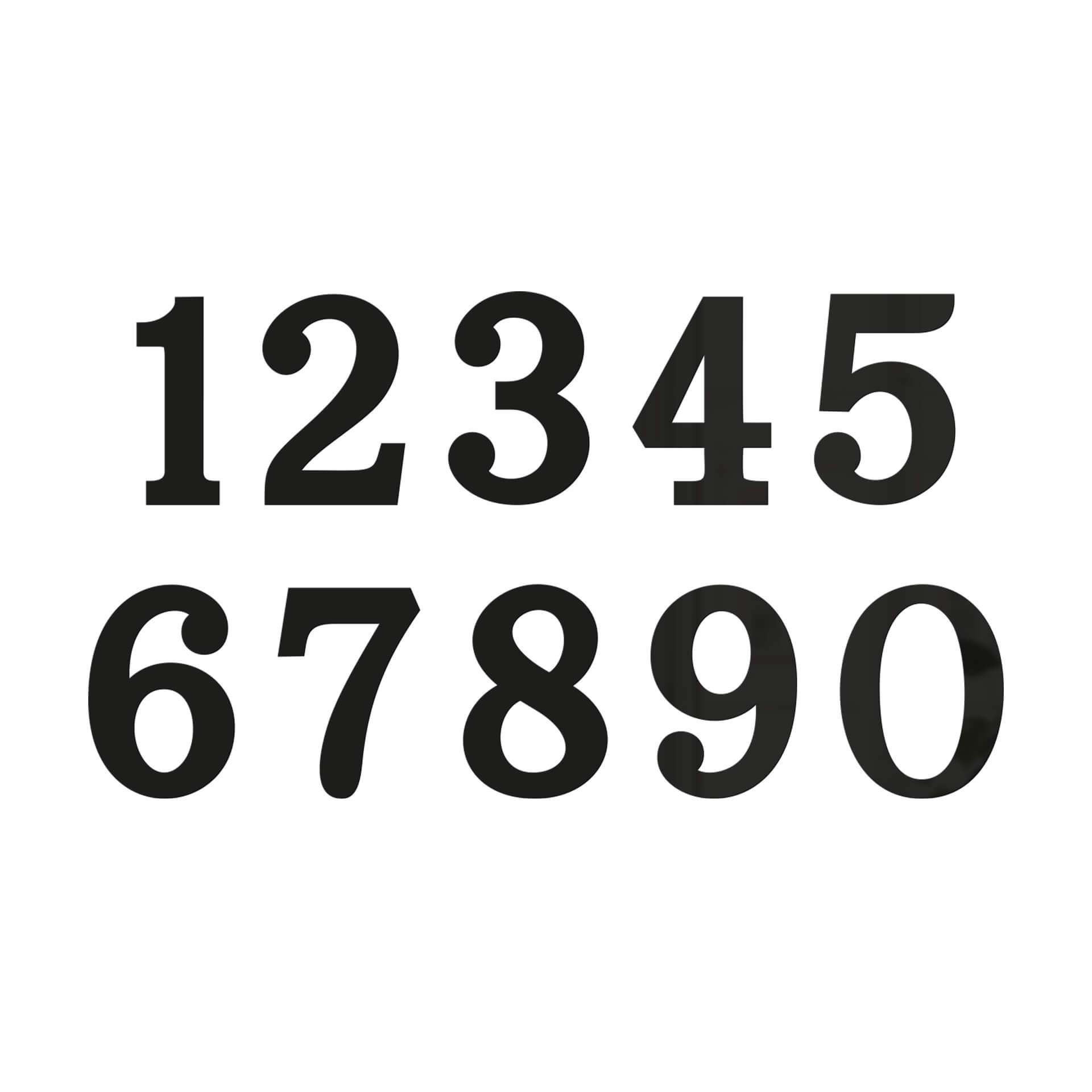 Numery akrylowe Numery domów